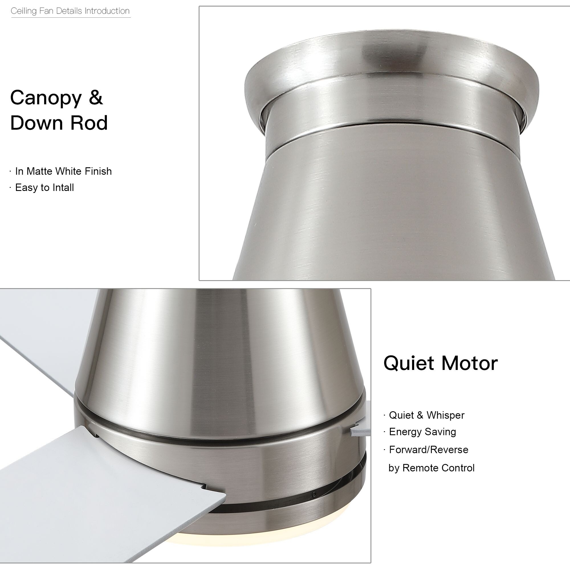 Wudkey ZXR2073 Ceiling-Fans - View #3