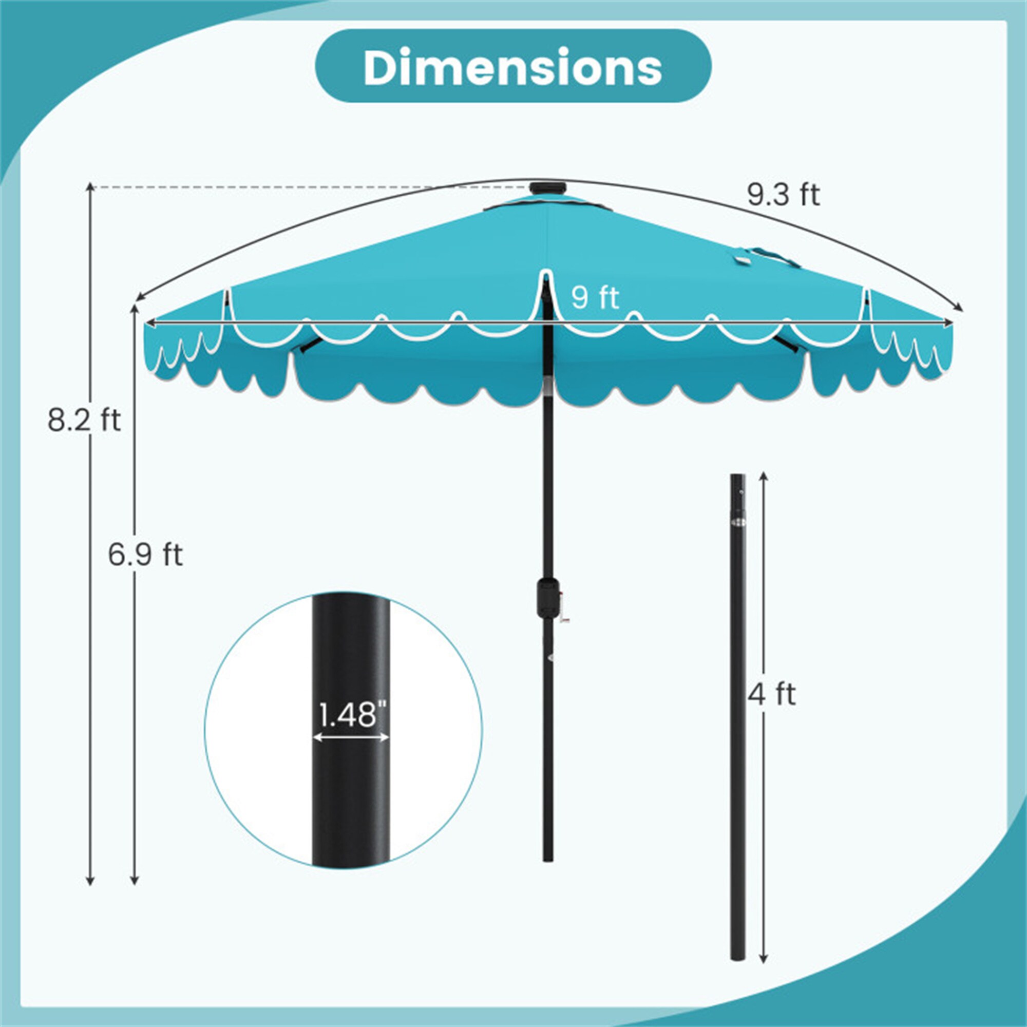 BABOOM BOM-632235-OR Umbrellas-2 - View #5