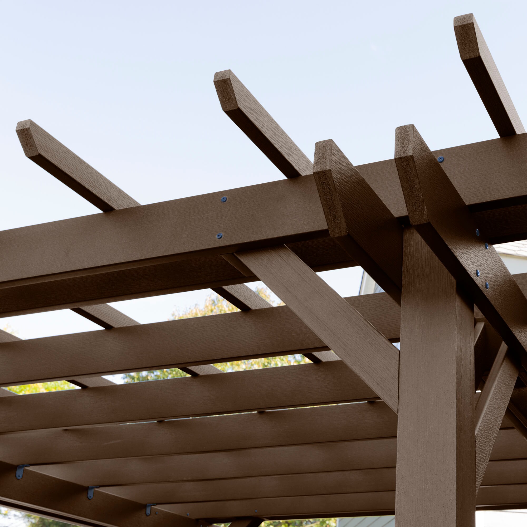 3x4 Impregnated Wood Backed Pergola and Galvanized Hardware Included