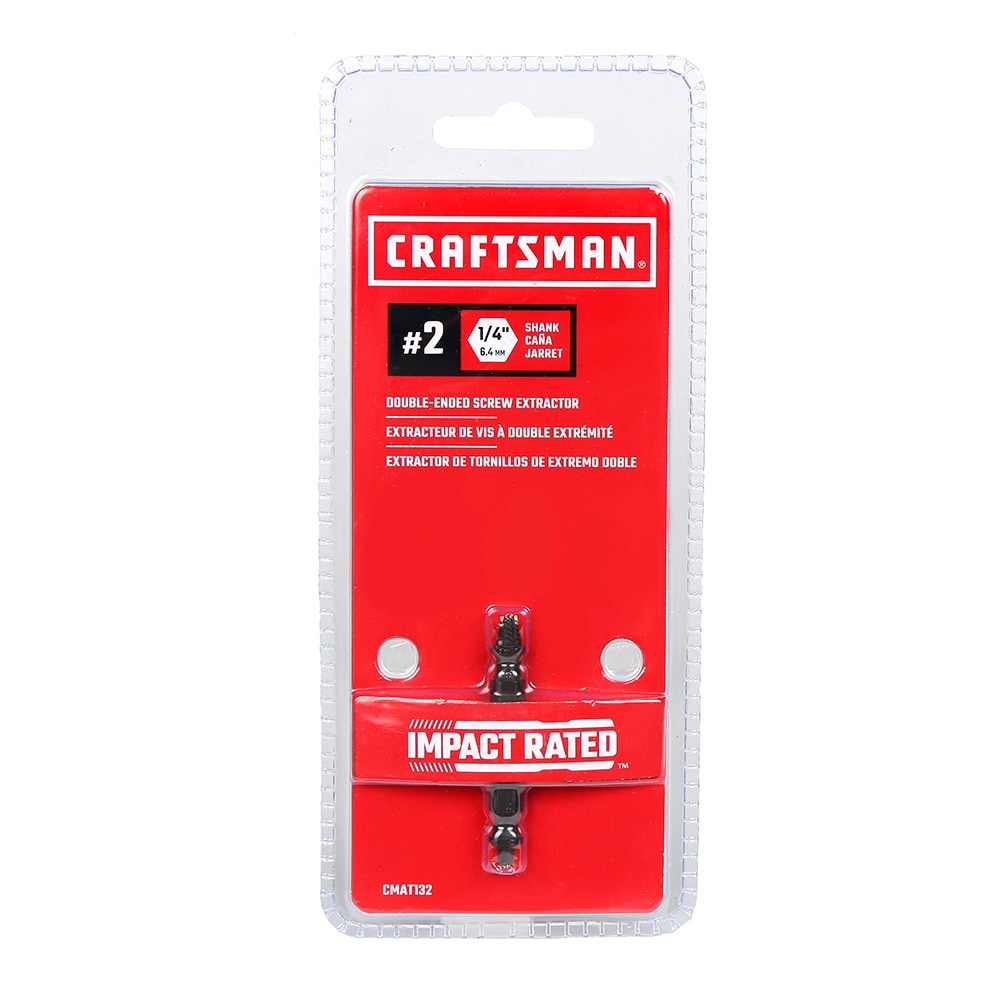 Craftsman double deals ended screw extractor