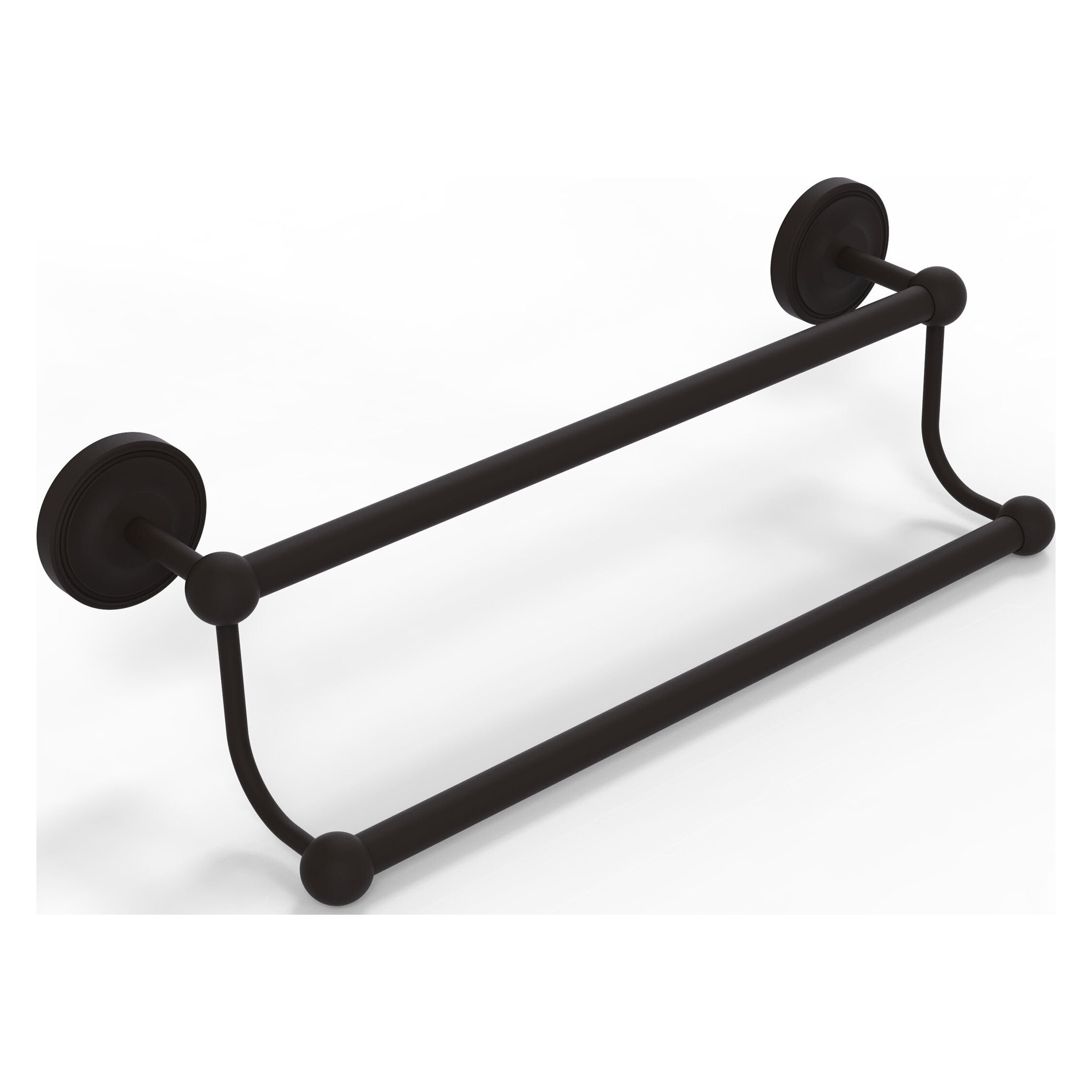 Allied Brass PR-72/24-ORB Prestige Regal 24-in double Oil-rubbed bronze Wall mount Double Towel Bar
