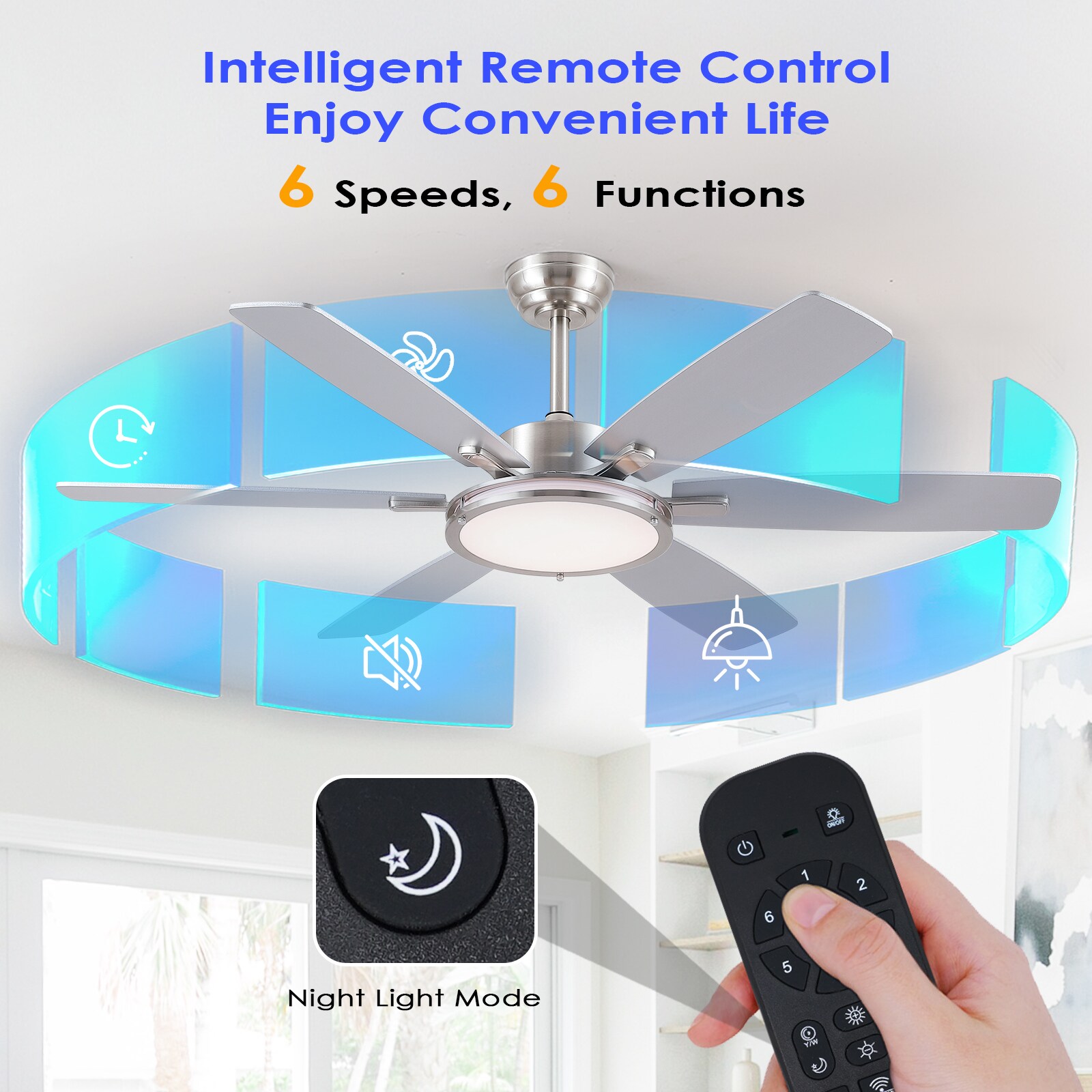Gleam Flare GF-6528-52NK Ceiling-Fans - View #7