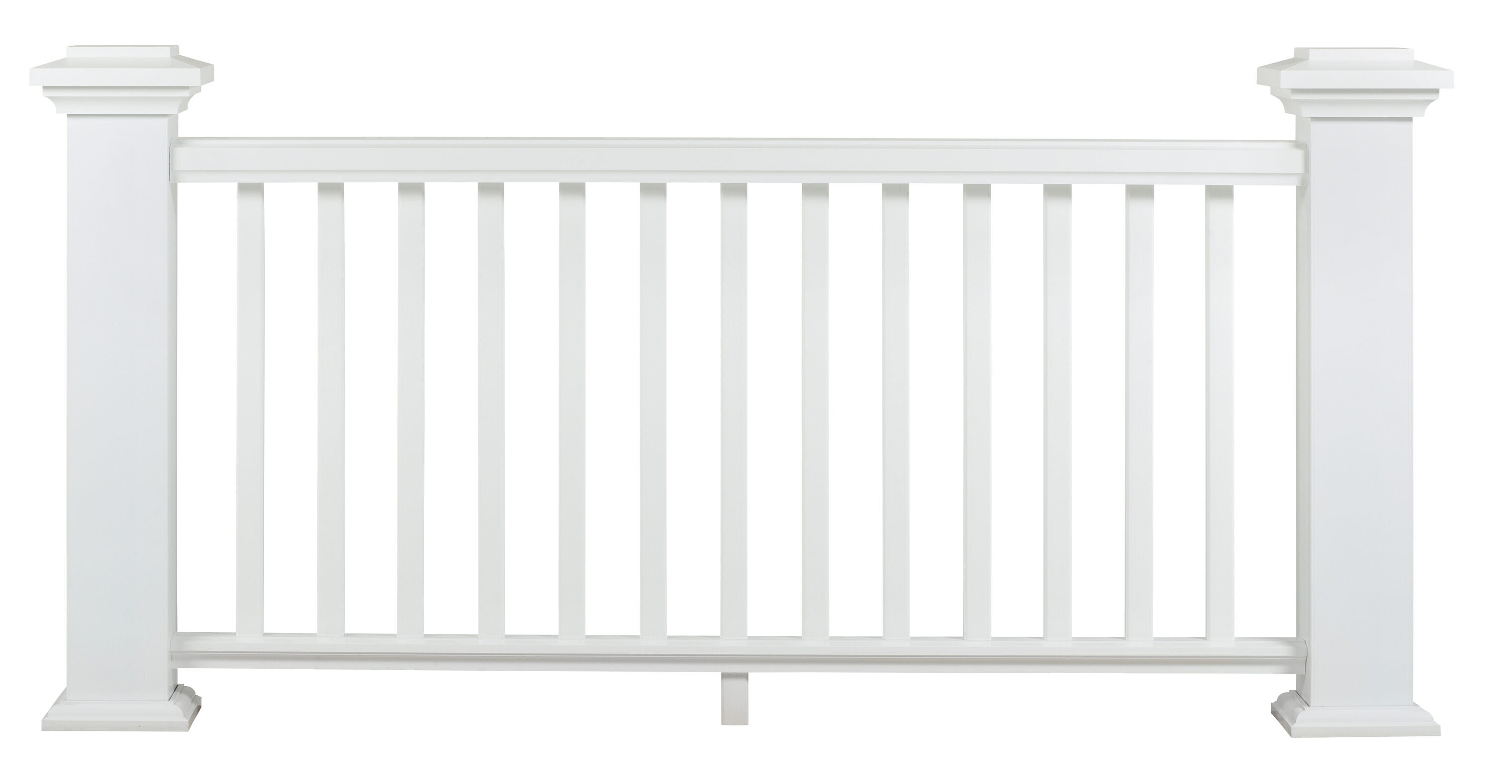 AZEK ARRP6W Reserve Rail White Composite Deck Rail Kit