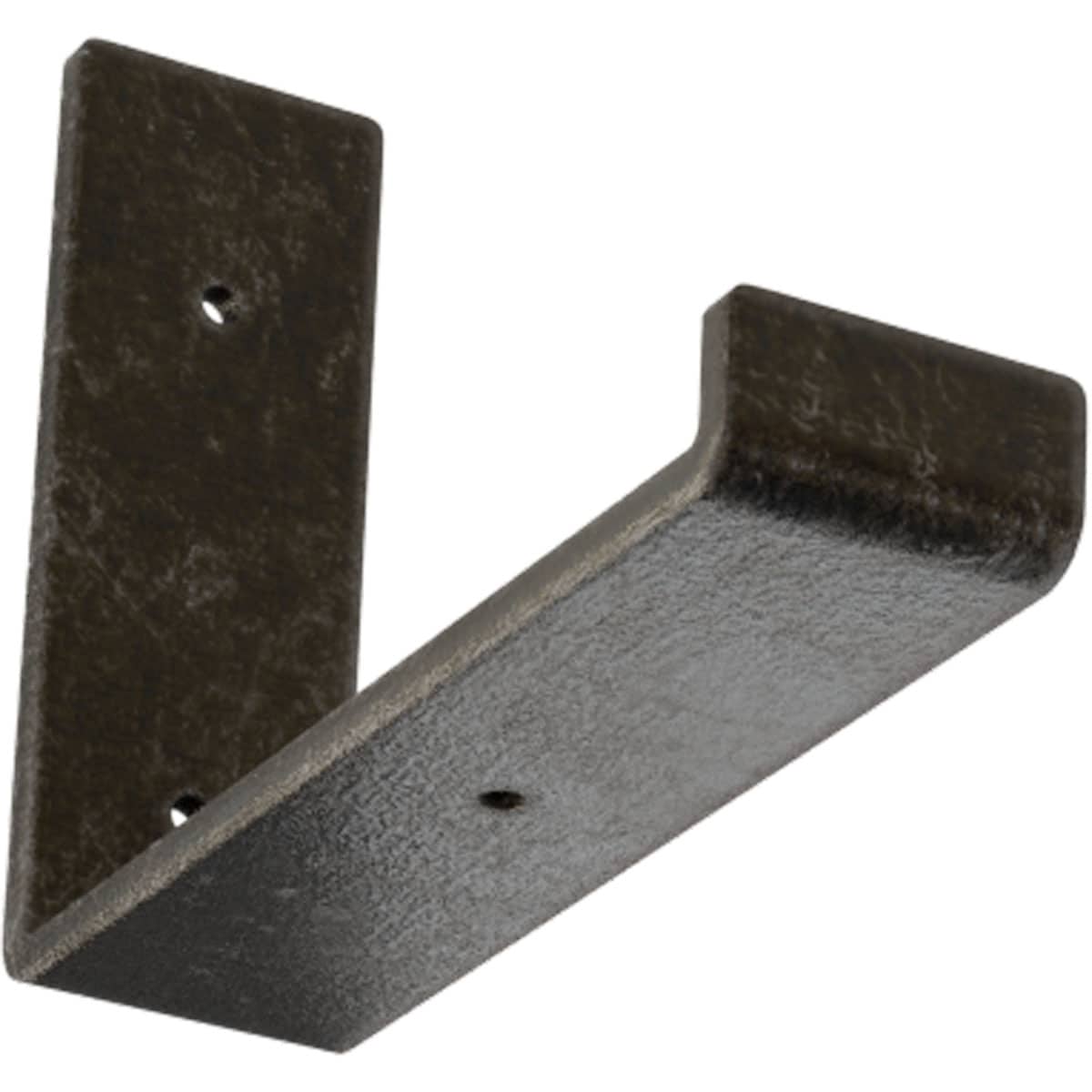 Ekena Millwork BKTM02X08X06HSAWS Steel Hanging Shelf 8-in x 2-in x 6-in Gray Steel Mounting bracket