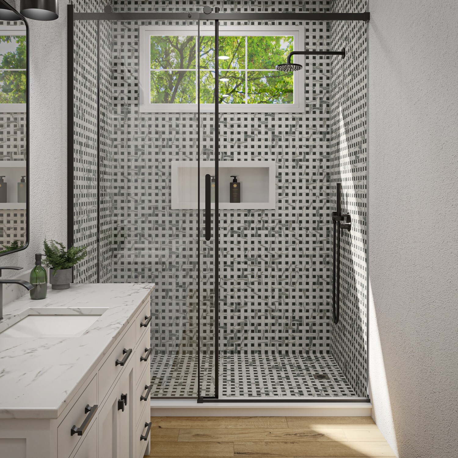 STAINMASTER SM60BKW13XTMTLW Ceramic-Tile - View #2