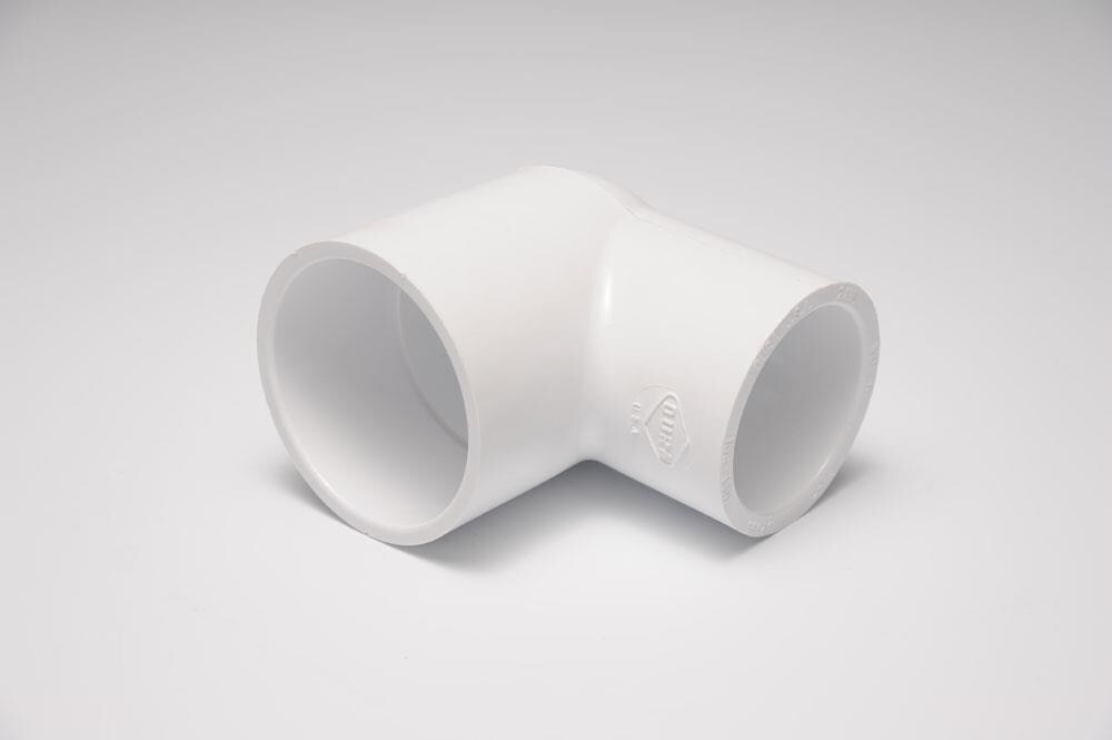 lasco 3 4 in x 1 2 in 90 degree pvc elbow