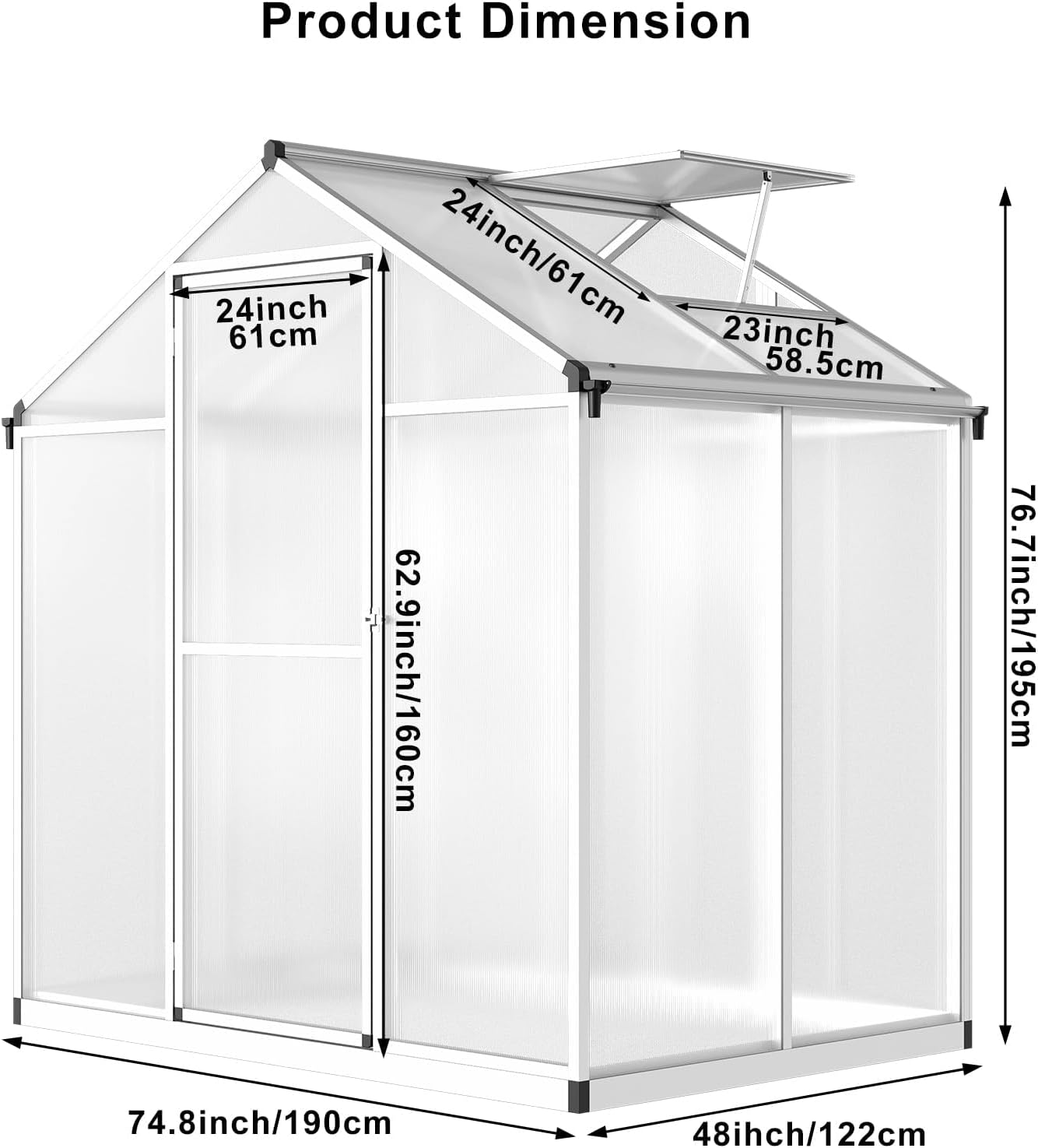 IdealHouse LUCY-FE59XPM3HSB7 greenhouses - View #6