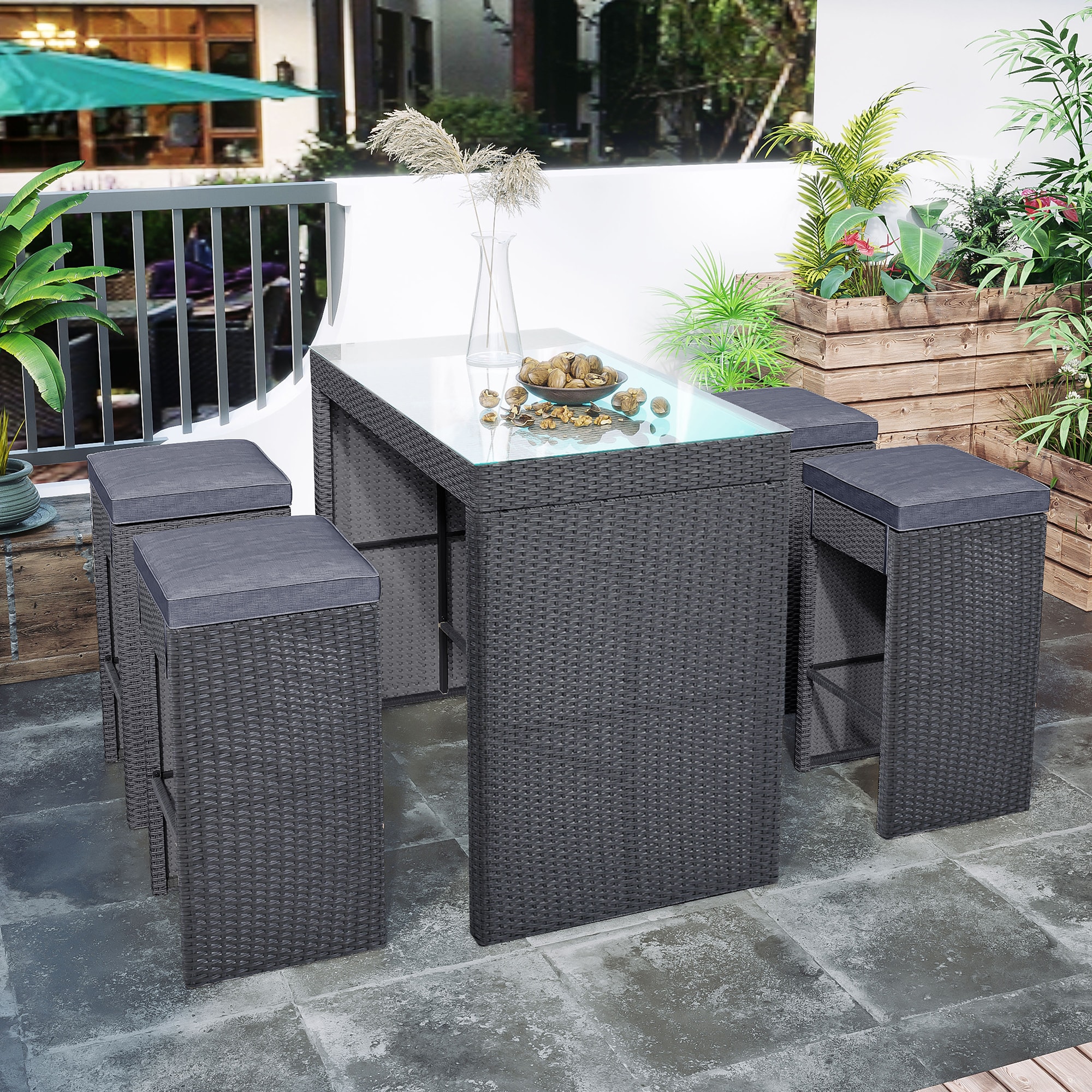 Forclover HYFL-686GR Patio-Conversation-Sets - View #2