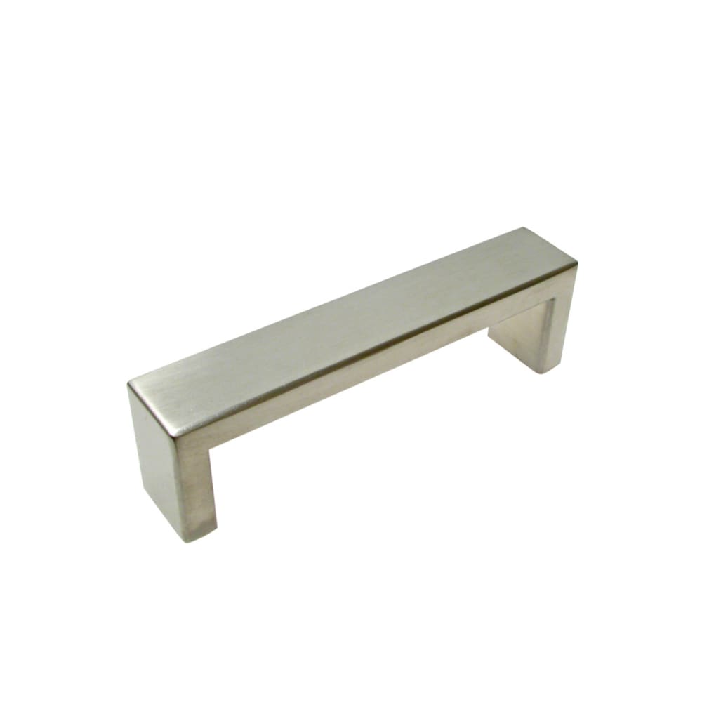 Richelieu BP754496170 3-7/9-in , 96mm Center to Center Stainless Steel Rectangular Handle