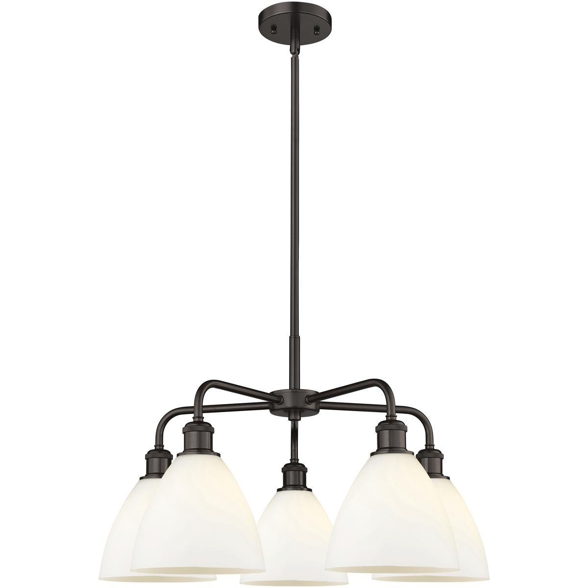Innovations Lighting - 516-5CR-OB-GBD-751 Bristol Glass Chandelier Oil Rubbed Bronze