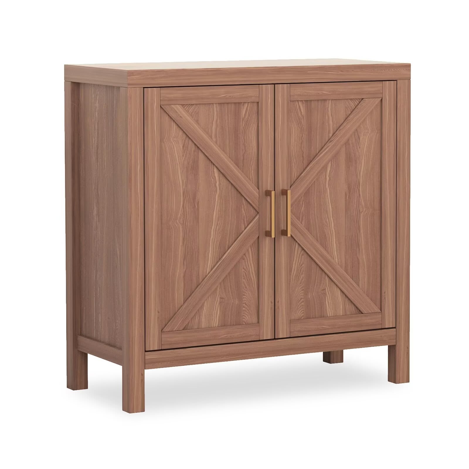 Qeetex JXNAG-PHO-12W52GM8 Sideboard Kitchen Storage Cabinet Wooden Buffet Cabinet with Adjustable Shelves Farmhouse Large Sideboard Cabinet with Storage for Kitchen Hallway Entry Living Room