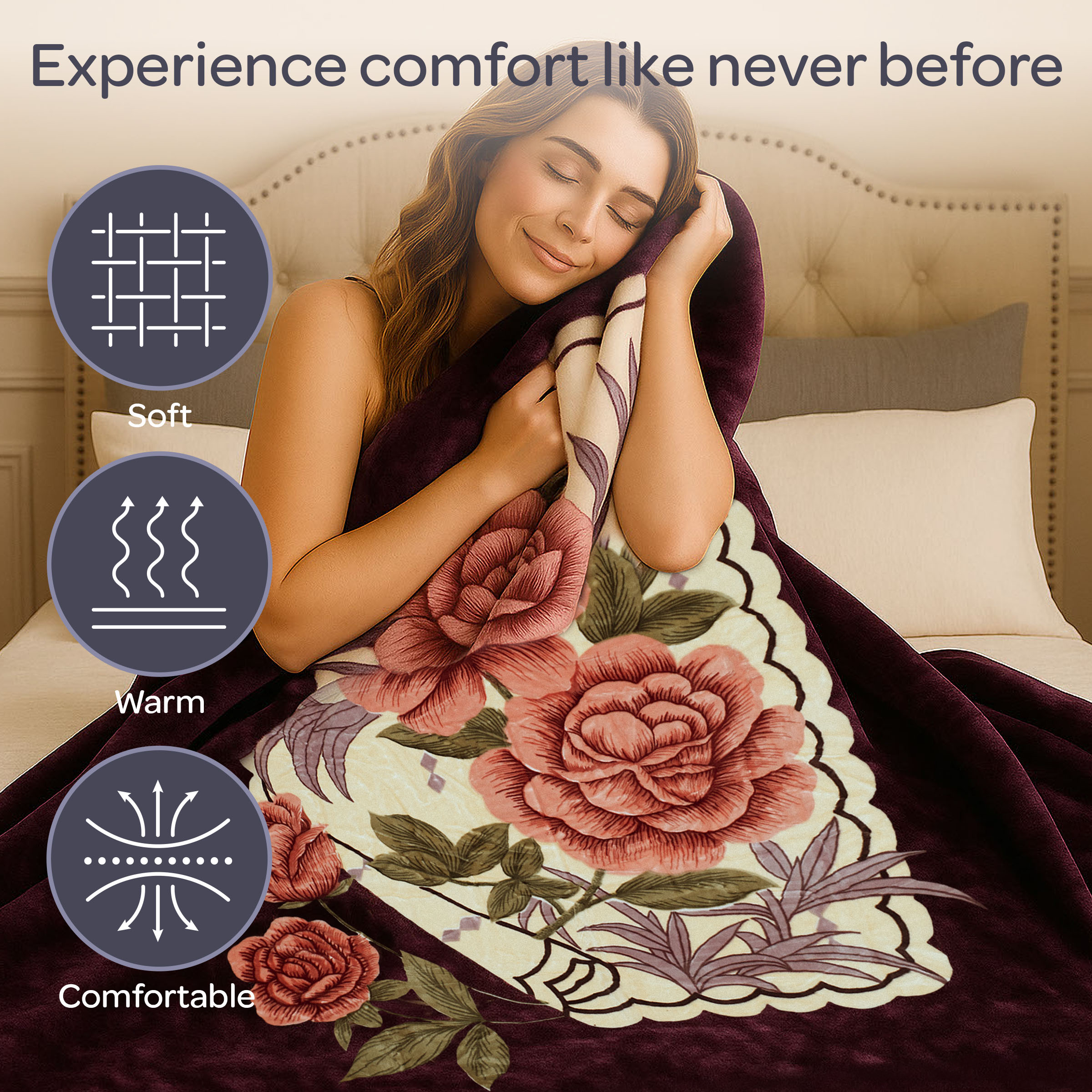 Hastings Home 133522TEJ Blankets-And-Throws - View #4
