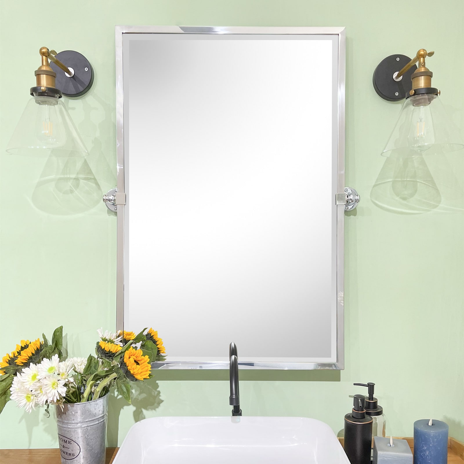 TEHOME GC-00163 Framed-Bath-Mirrors - View #3