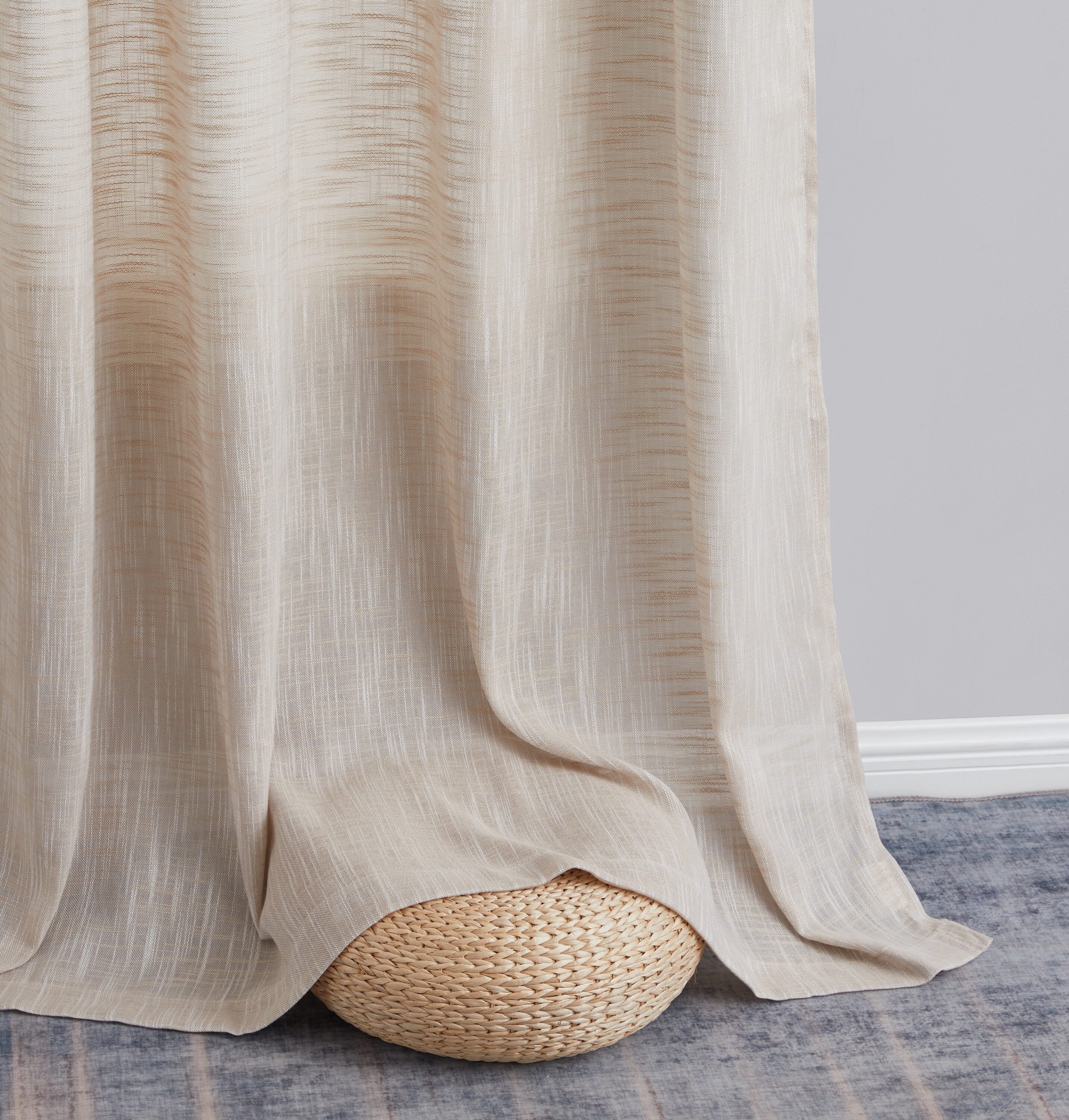 Totally Home Decor MAD-LNGR-BEIG72 curtains - View #6