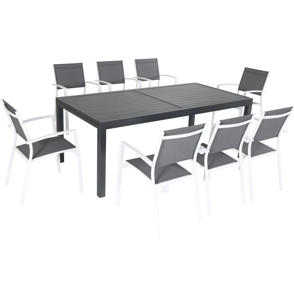 Hanover NAPLESDN9PC-WHT Patio-Dining-Sets - View #8