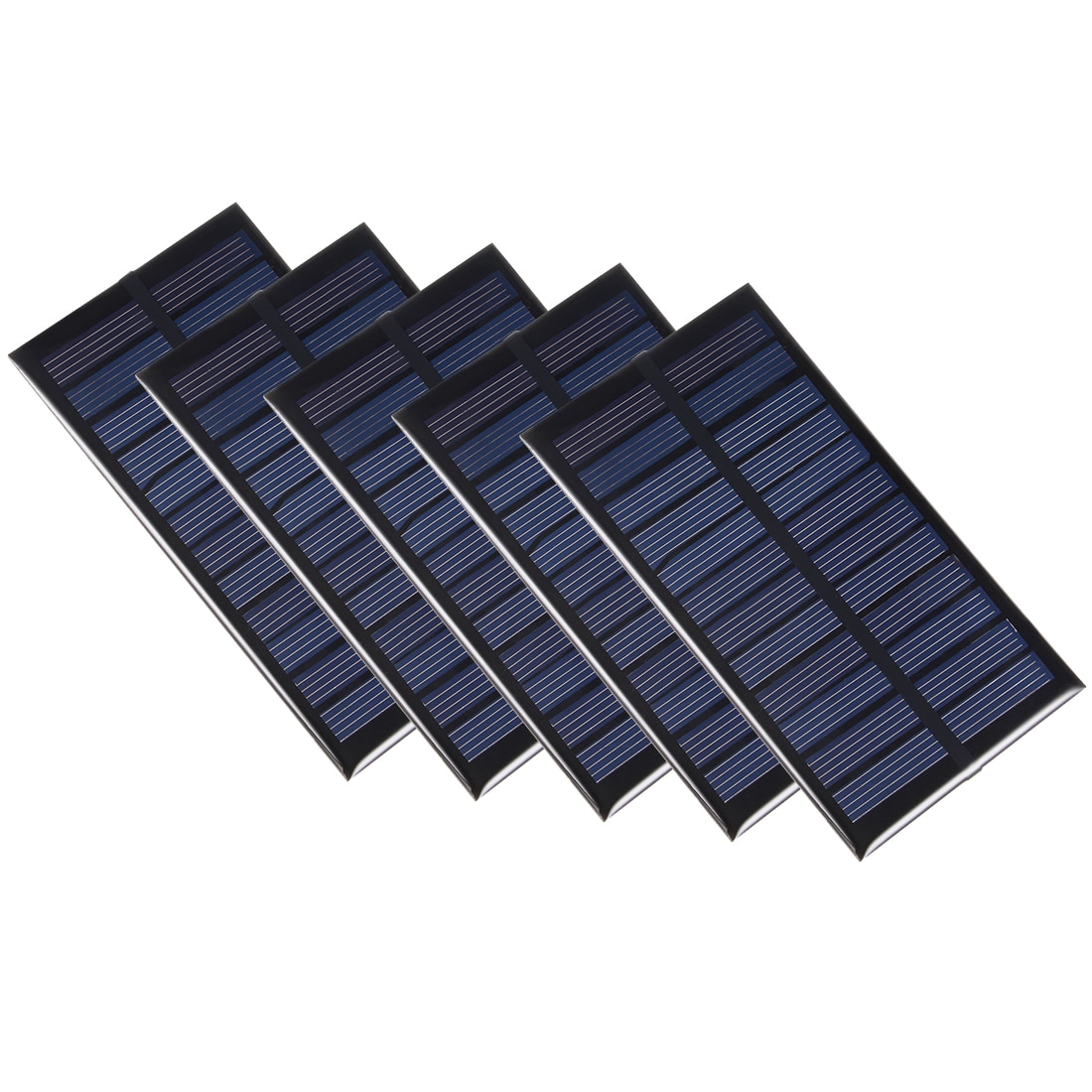 Unique Bargains 5pcs 1W 6V Small Solar Panel Module DIY Polysilicon for Toys Charger #S25093000UX8310