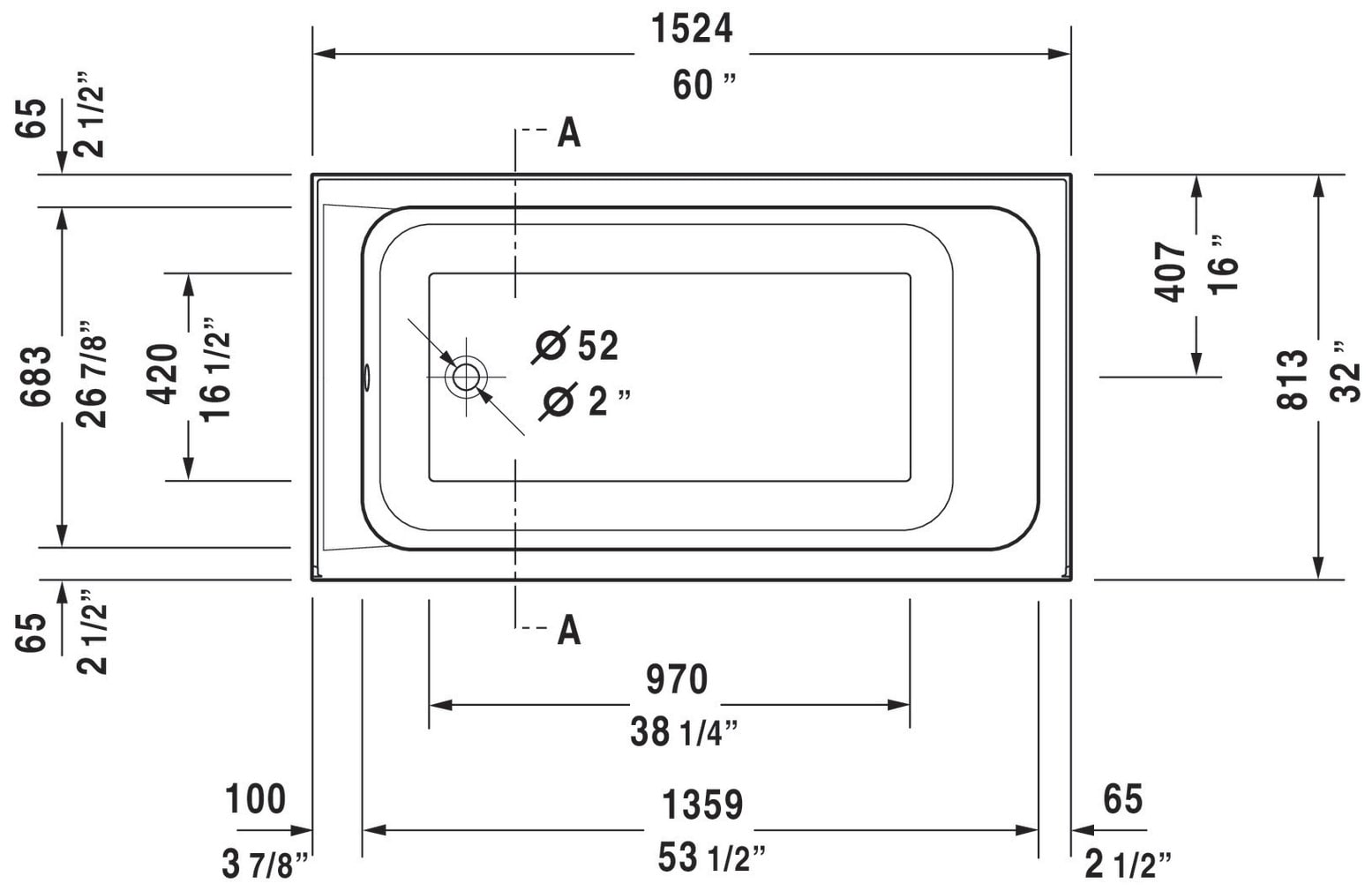 Duravit 700406000000090 bathtubs - View #2