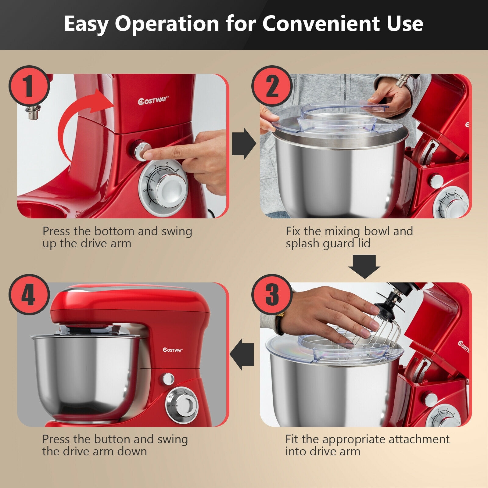 CASAINC CA-HYCZ9C0 Stand-Mixers - View #10