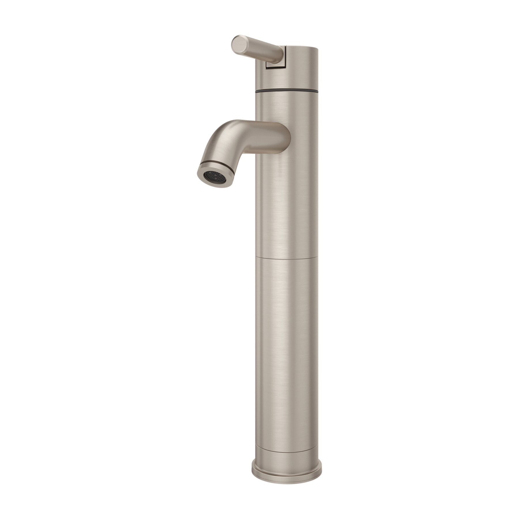 Pfister LG40-NK00 Contempra Brushed Nickel Single hole 1-handle WaterSense Low-arc Residential Handle Bathroom Sink Faucet