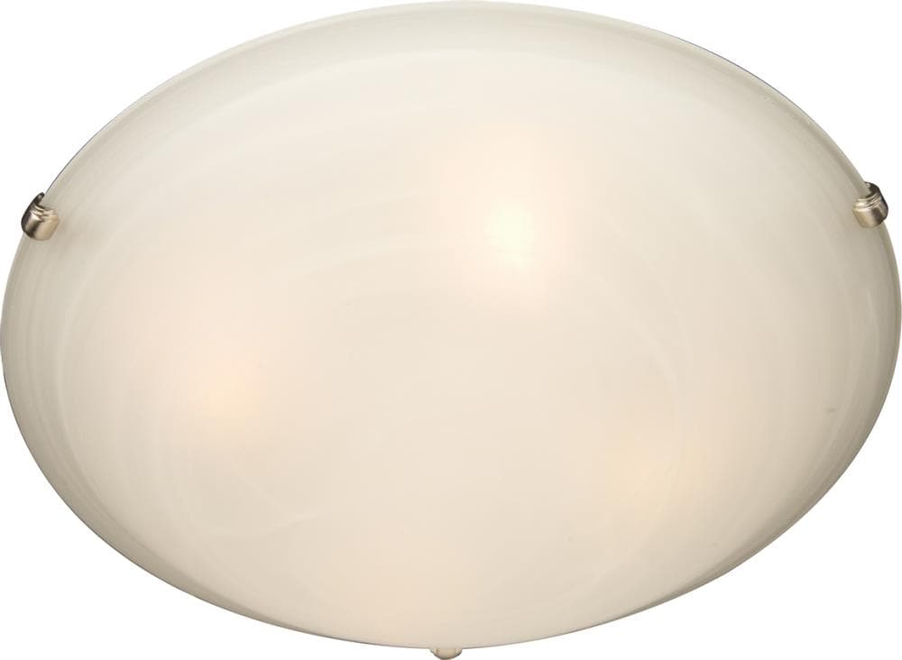Maxim Lighting 11060MRSN Malaga 4 -Light 20.0000-in Satin Nickel Flush Mount Light