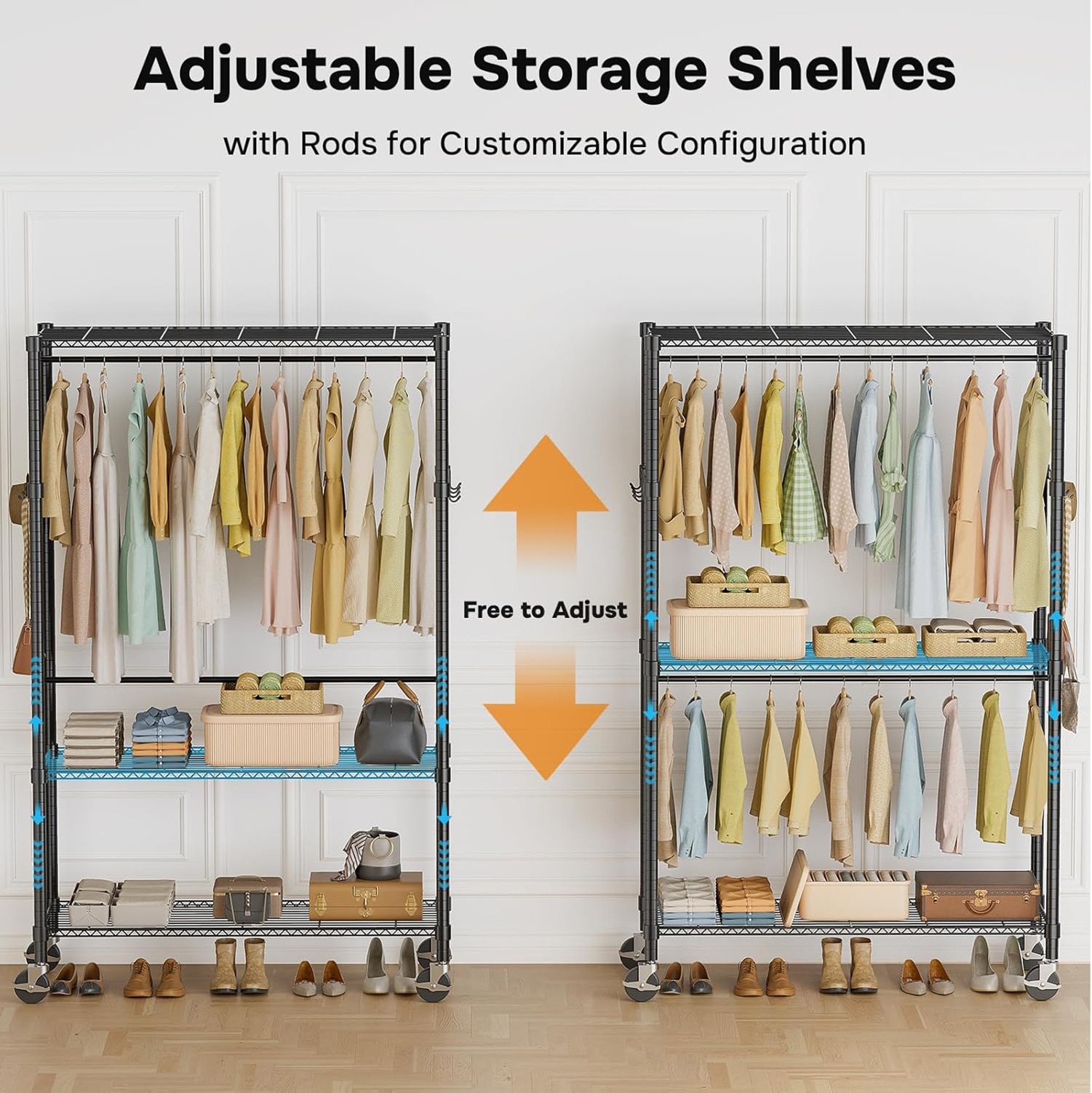 Kahomvis MOCE-QPS4-487 Garment-Racks - View #4