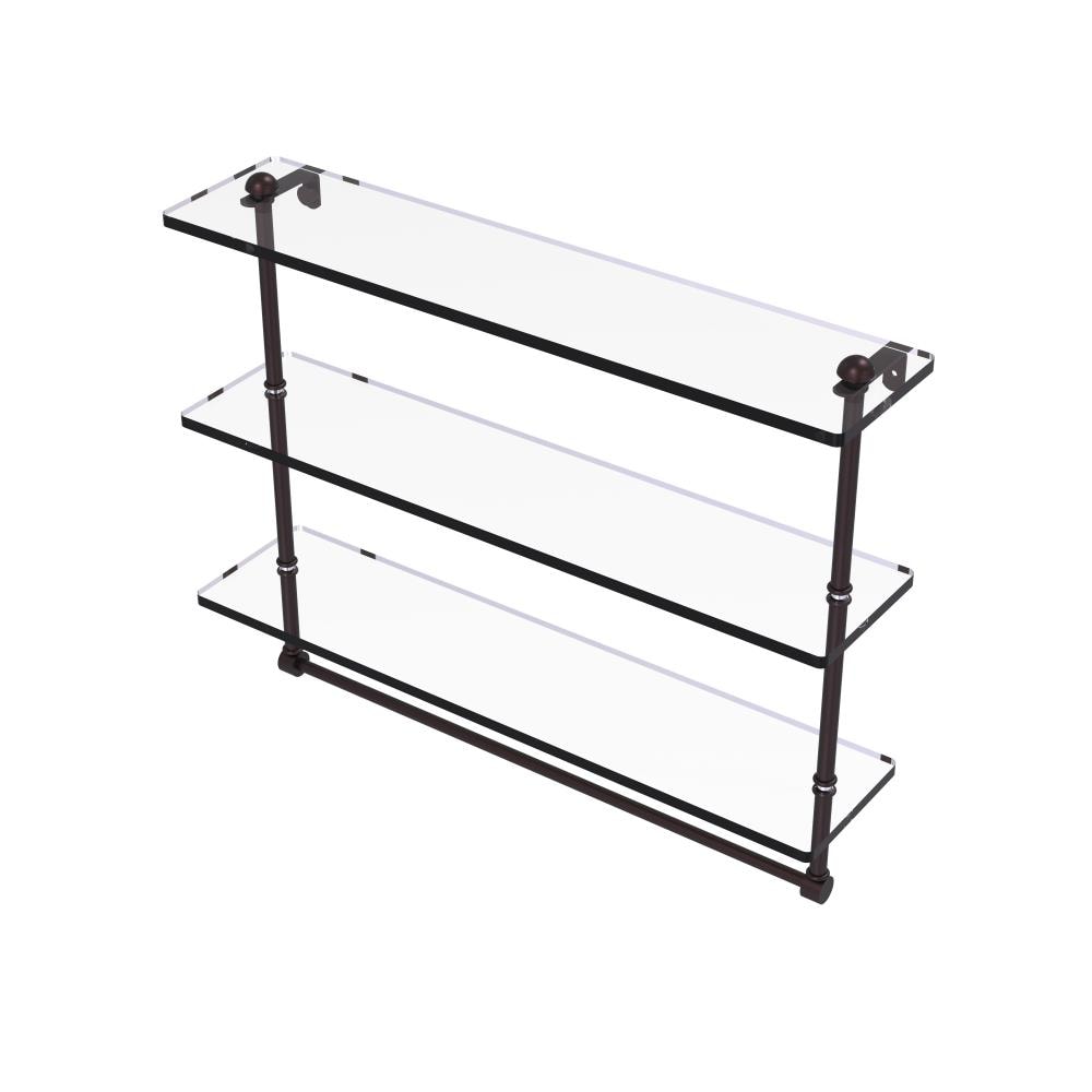 Allied Brass RC-5/16TB-ABZ Antique Bronze 3 -Tier Wall mount Bathroom Shelf ( 16-in x 18-in x 5-in )