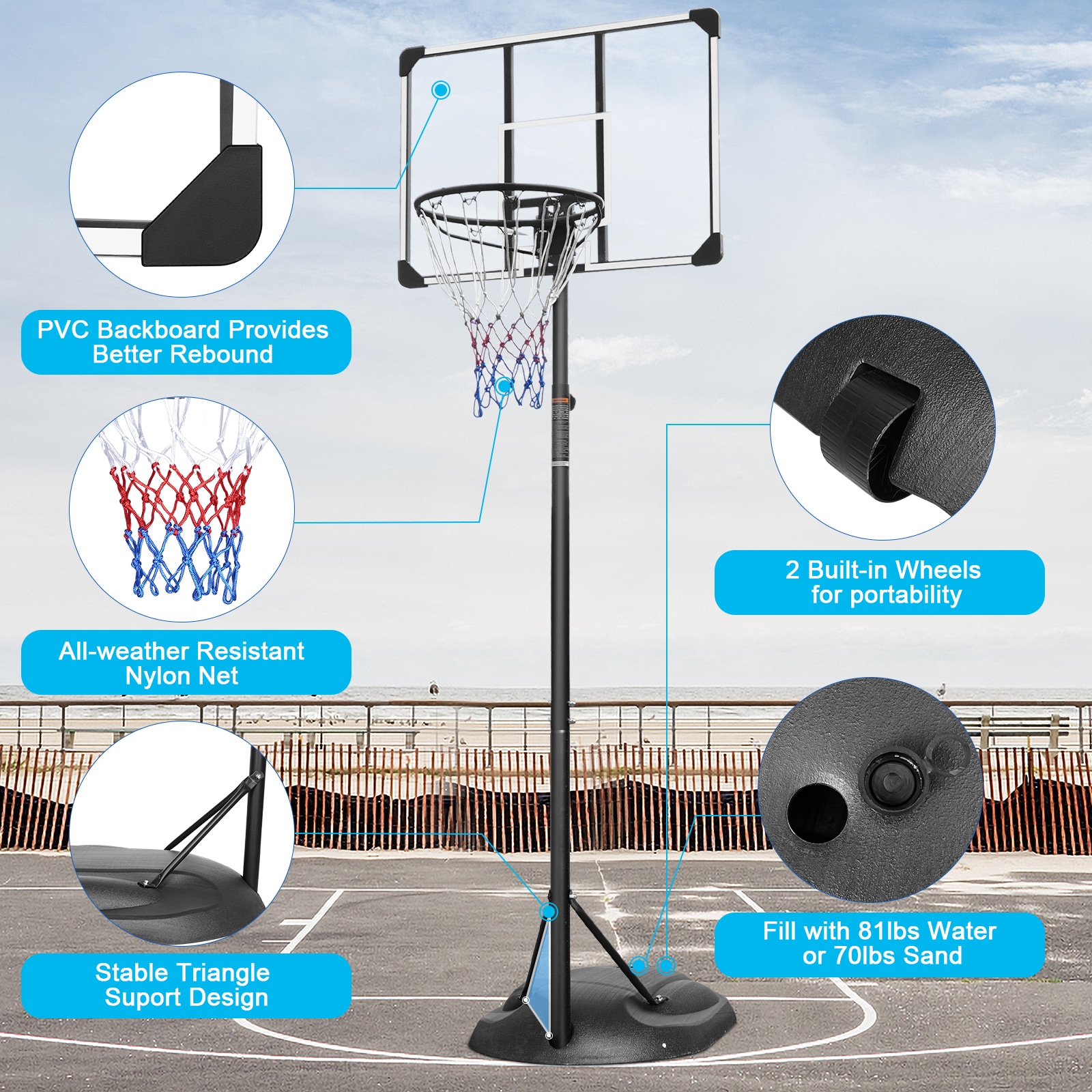 Lycvki 1100 Basketball-System - View #3