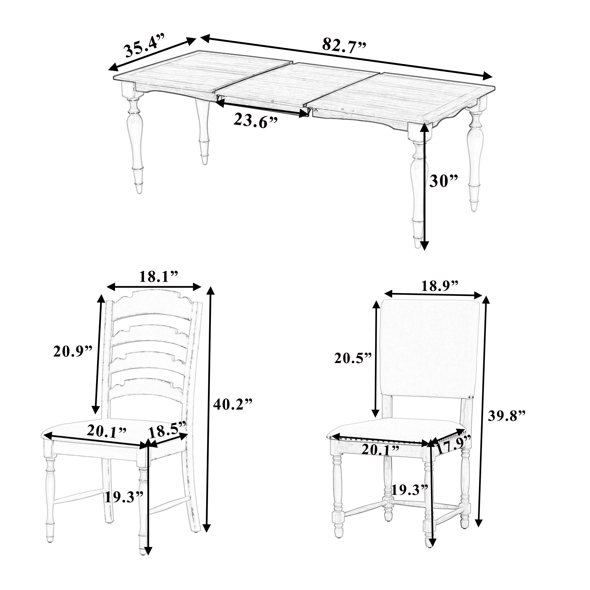 SINOFURN SYA010513BG Dining-Sets - View #17