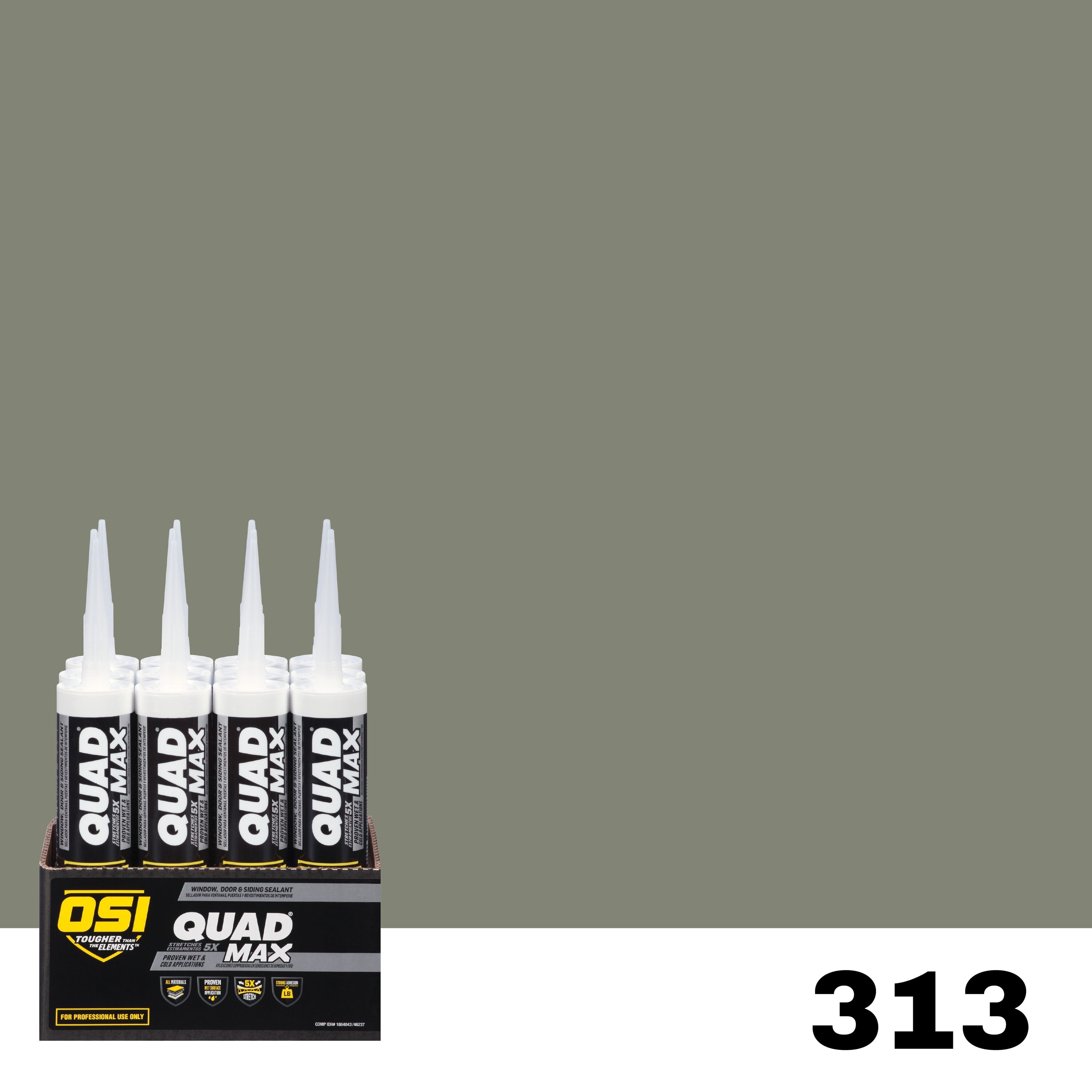 creek様cublk OSI Quad Max 12-Pack 9.5-oz Window and Door Clay 307