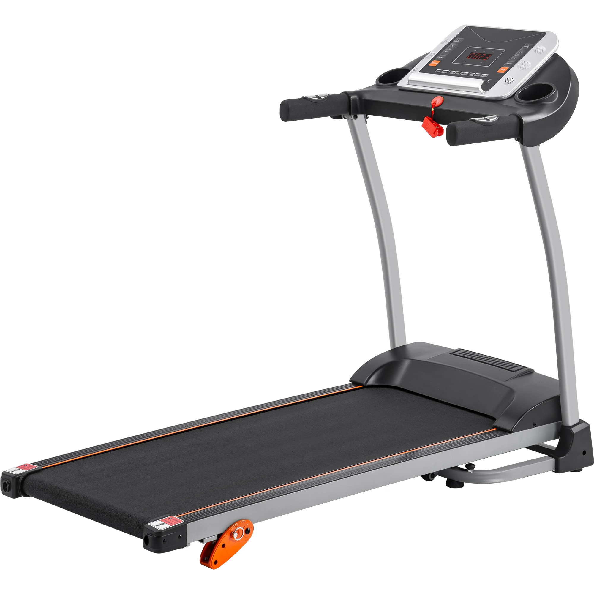 Tatayosi T454AAA Easy Folding Treadmill for Home Use Electric Running Jogging  Walking Machine with Device Holder  Pulse Sensor 3-Level Incline Adjustable Compact Foldable
