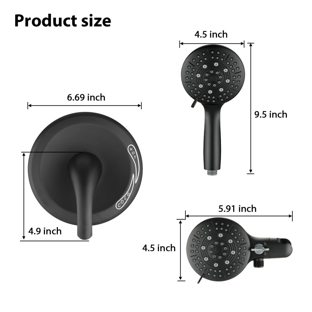 YOSIMFUR DJYC-W121942870 Showerhead-Bar-Panels - View #3