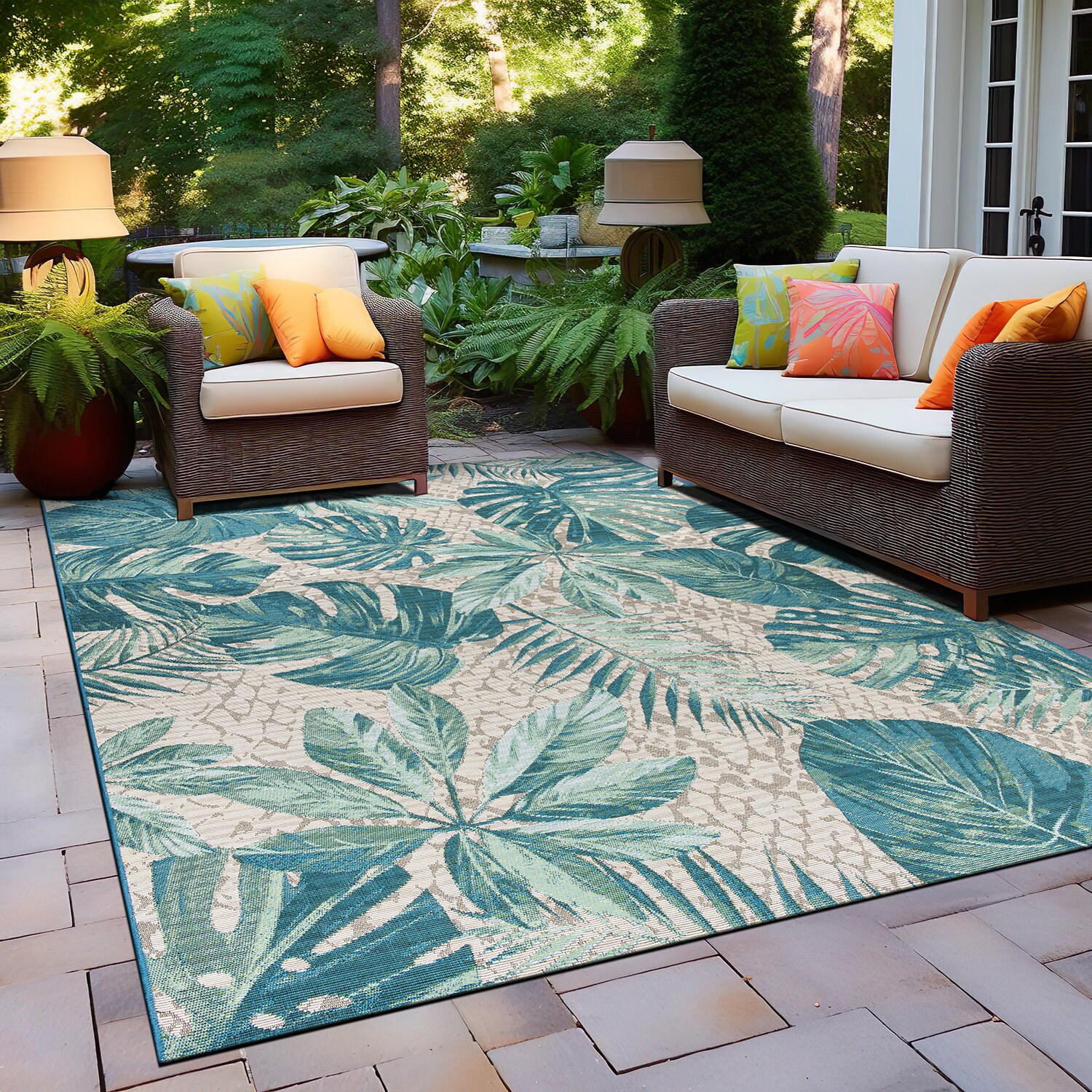 World Rug Gallery 433BLUE5X7 rugs - View #9