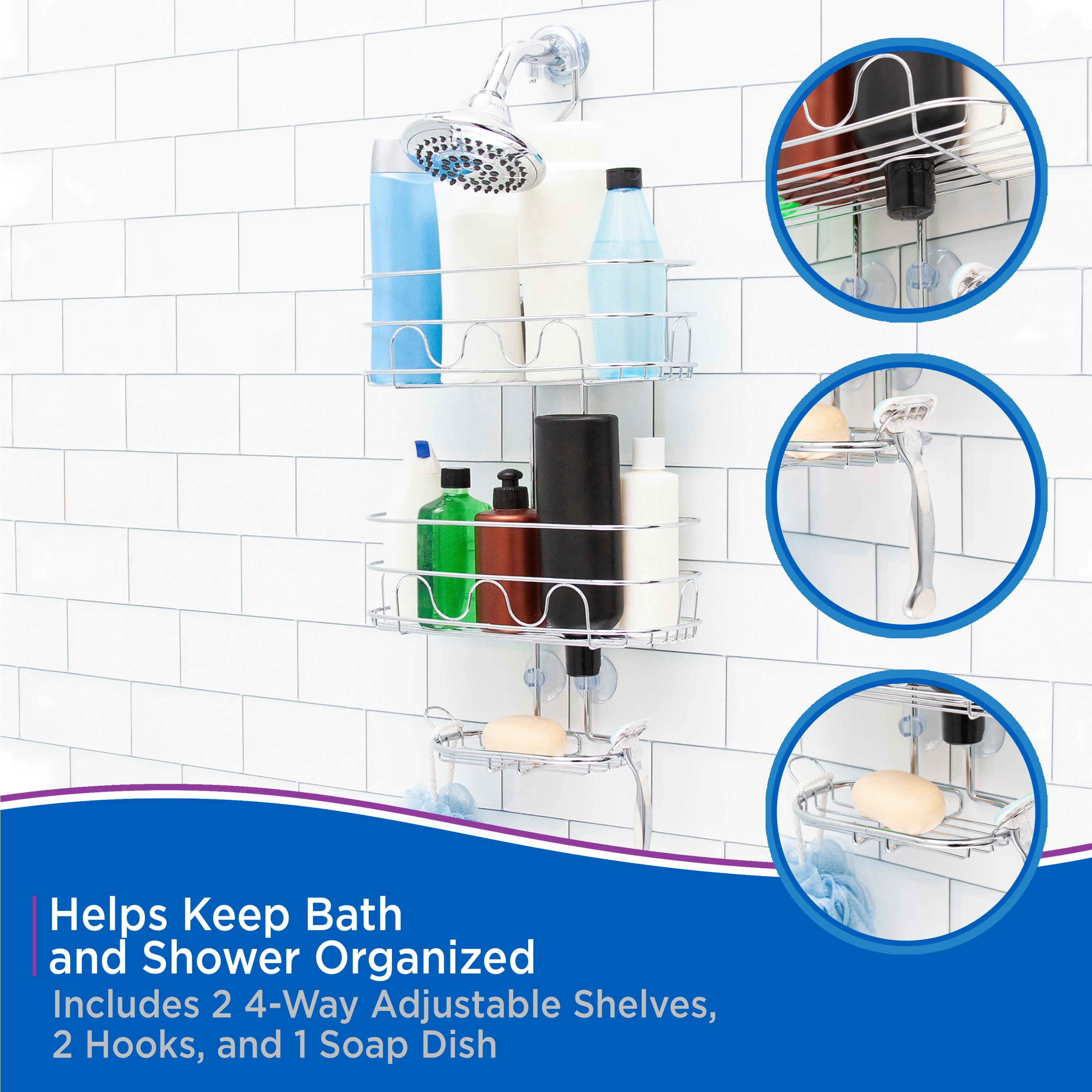 Kenney KN614124 Hanging-Shower-Caddies - View #6