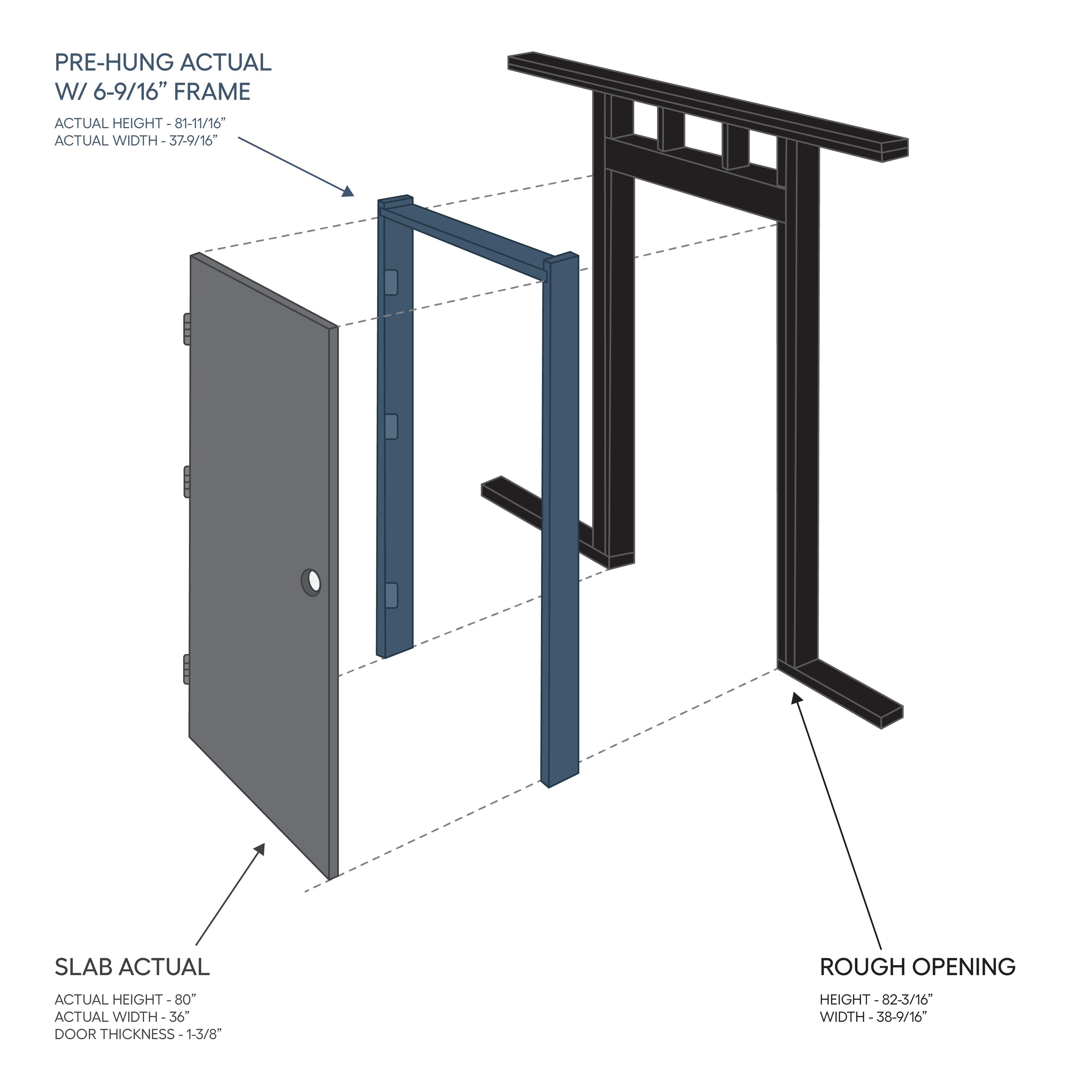 Masonite 36-in X 80-in Wood Universal Reversible Natural Unfinished ...