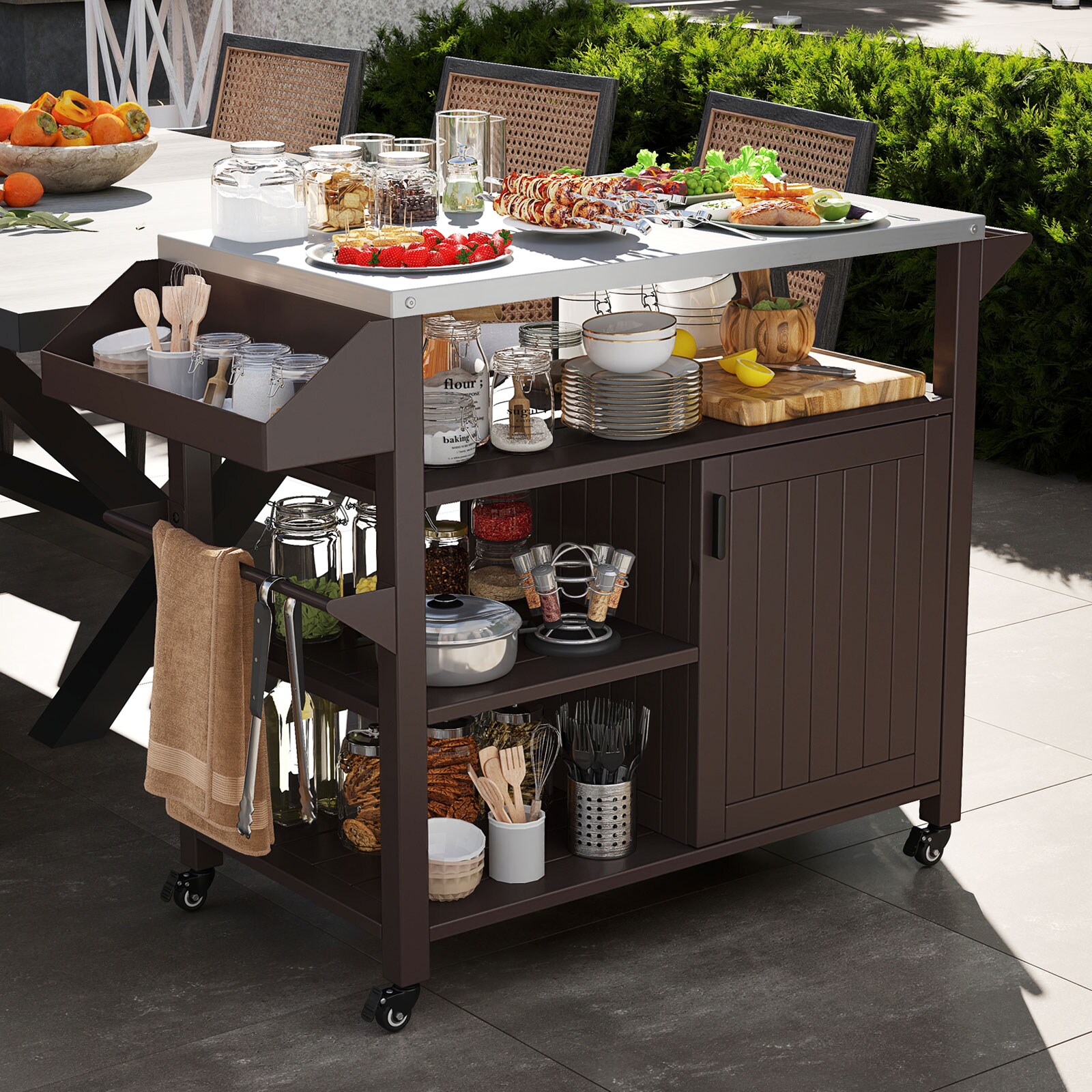Slickblue D-CO-NB02521PN Grill-Carts-Grill-Stands - View #5