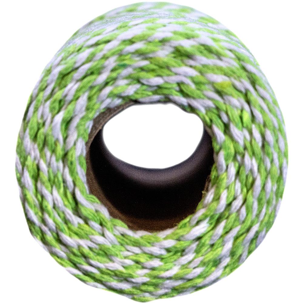 Green Nylon Twine, Braided. Size #60, 1 lb 1-Pack