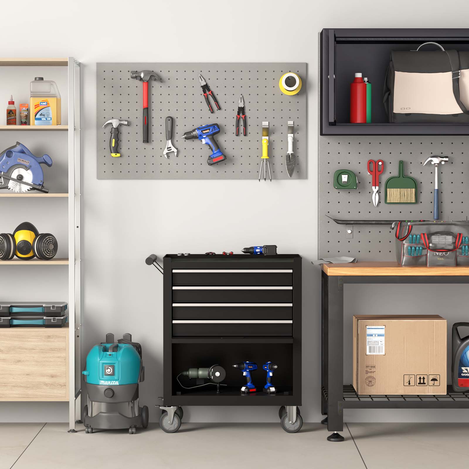 RaDEWAY TH111207-BK Tool-Cabinets - View #8