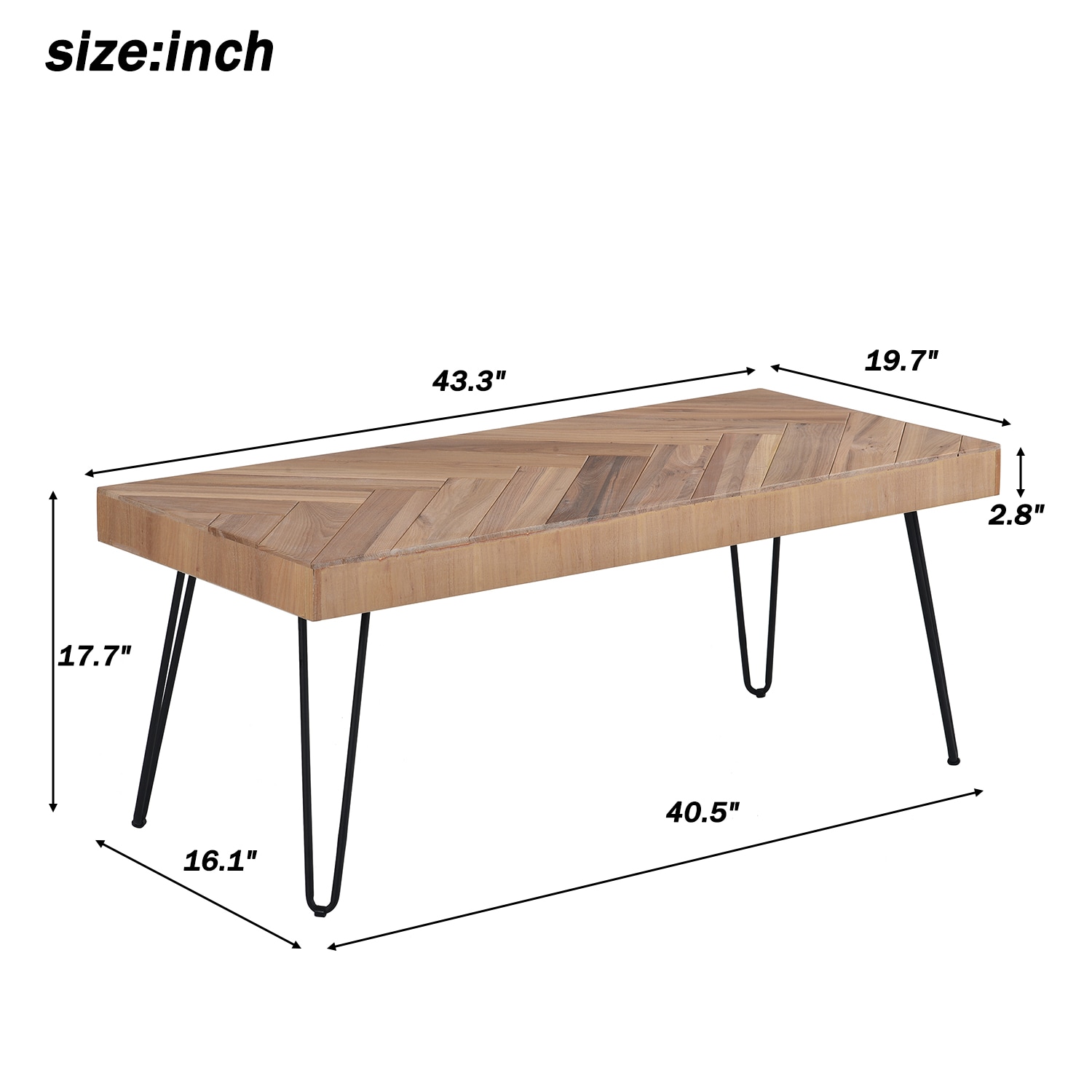 Clihome OTCH-190111-2AL Coffee-Tables - View #3