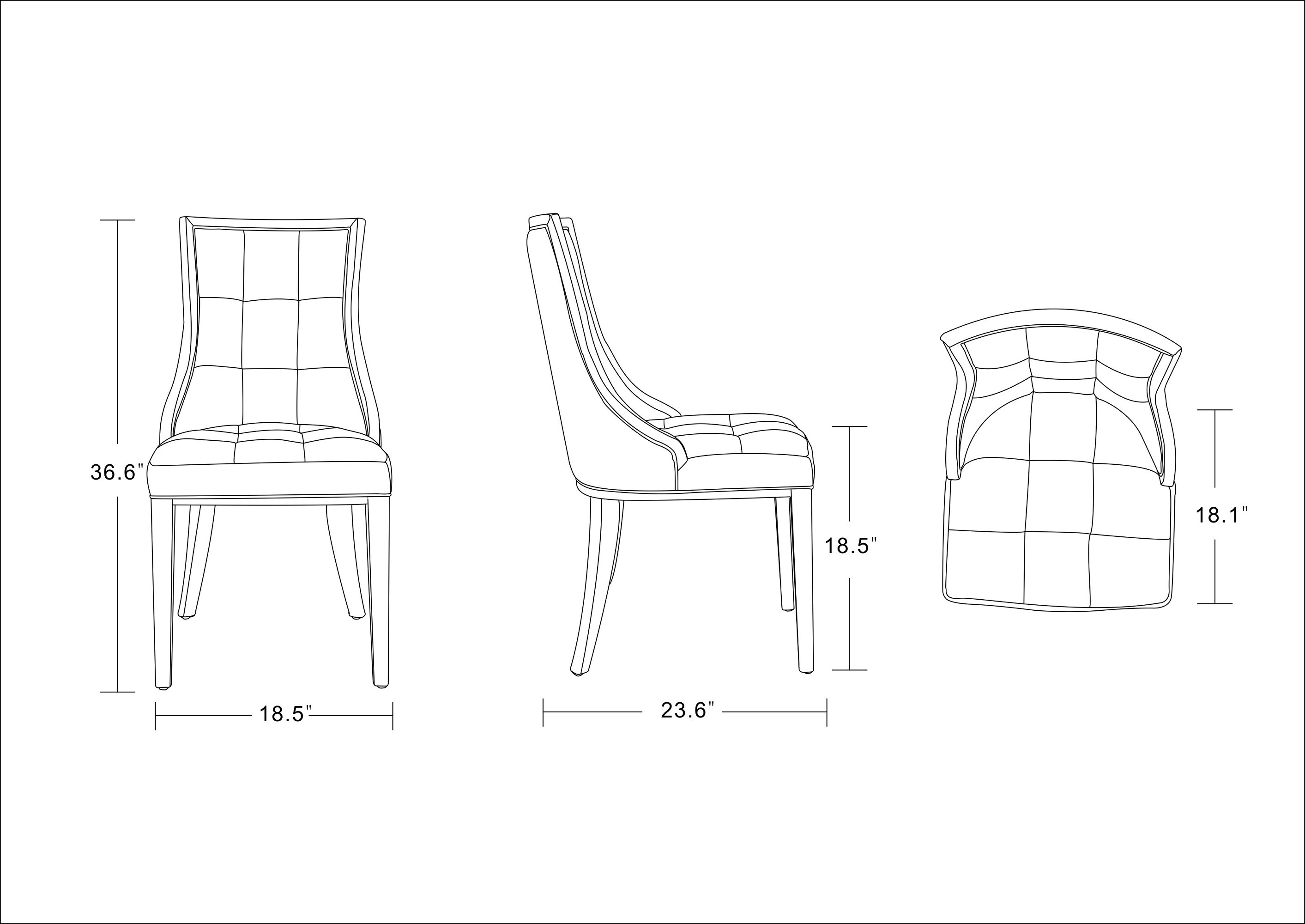 Manhattan Comfort DC008-GY Dining-Chairs - View #3