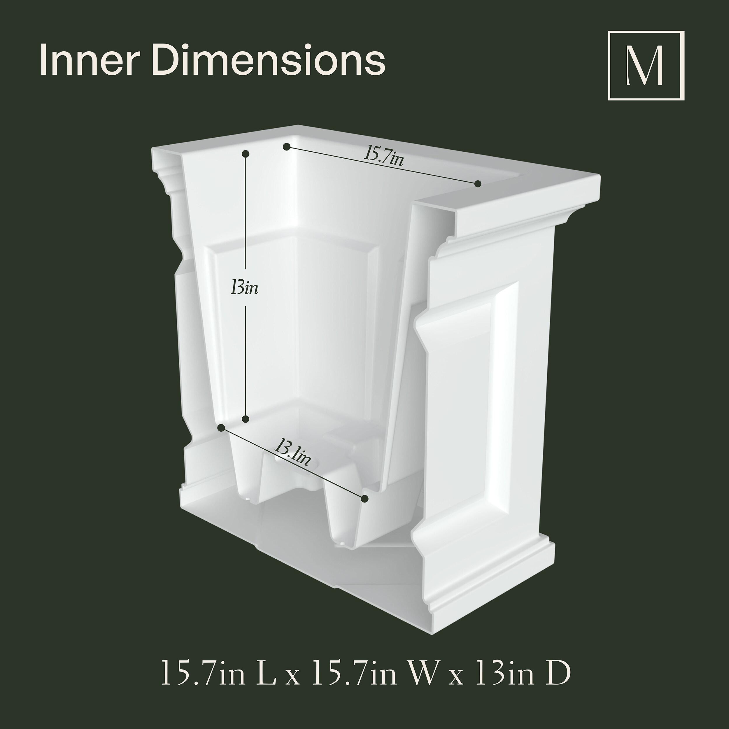 Mayne 4846-B Planter-Window-Box - View #9