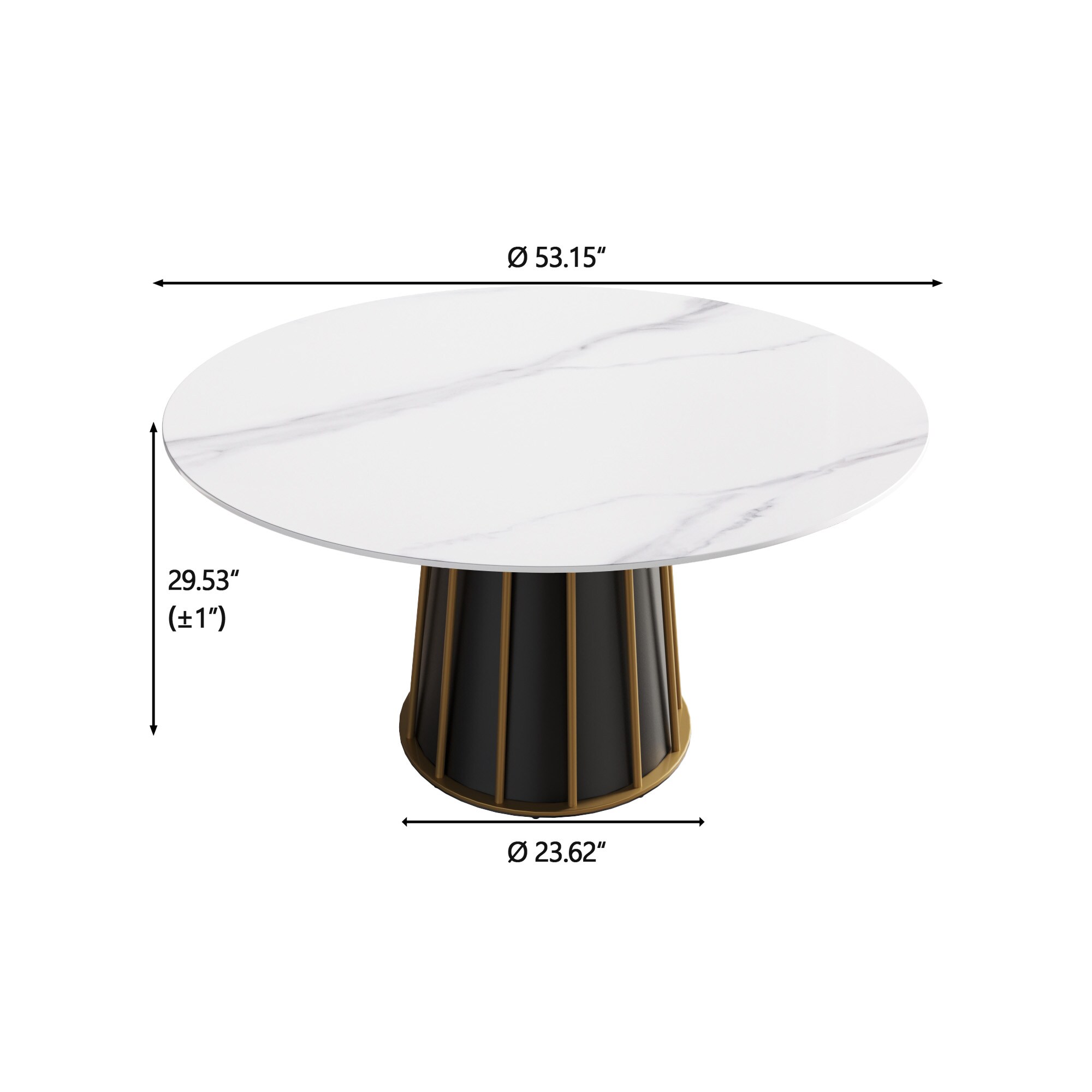 BuotiqHom DH-AT-135W-4B Dining-Tables - View #6