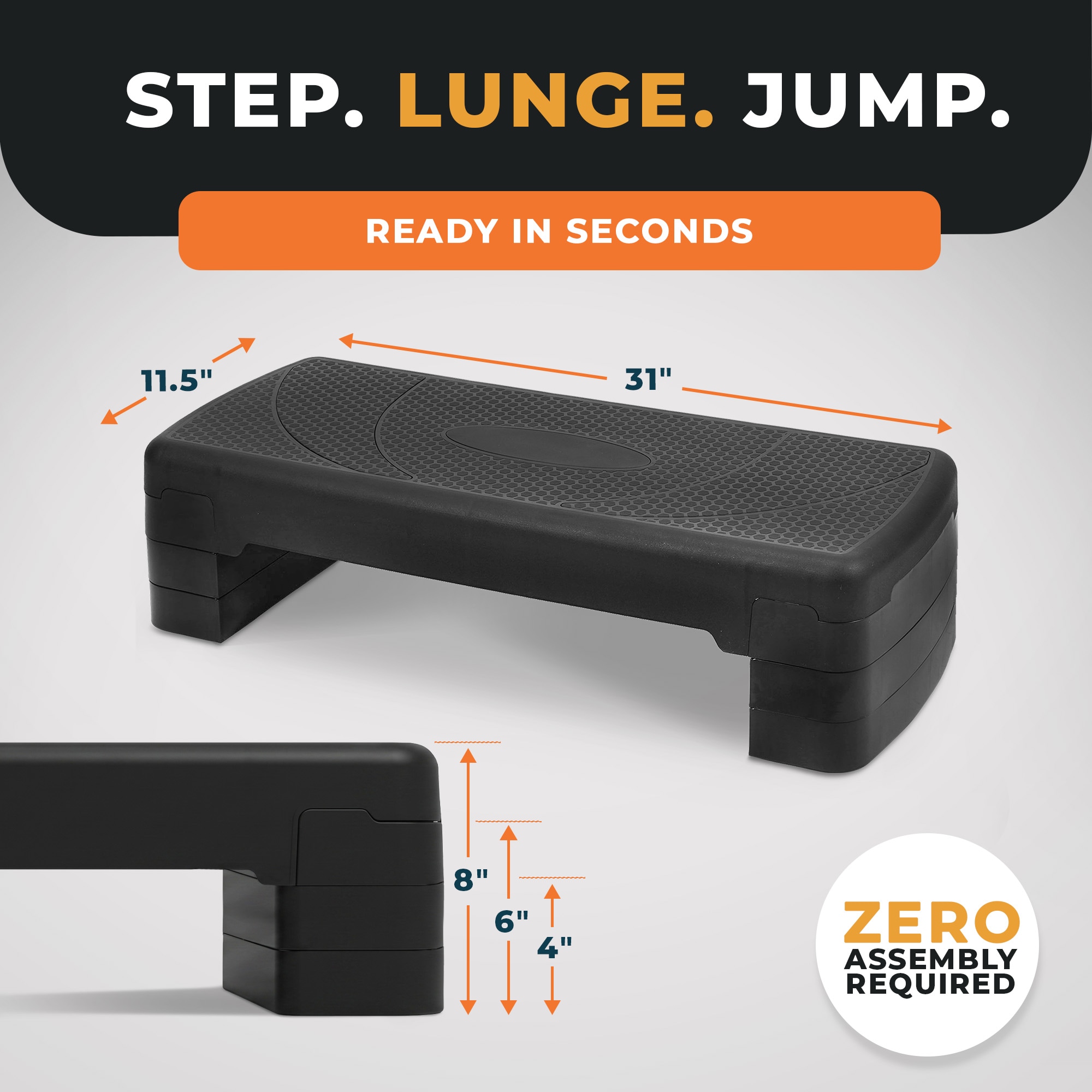 Balancefrom AEROSTEP-BLK Plyo-Boxes-Platforms - View #3