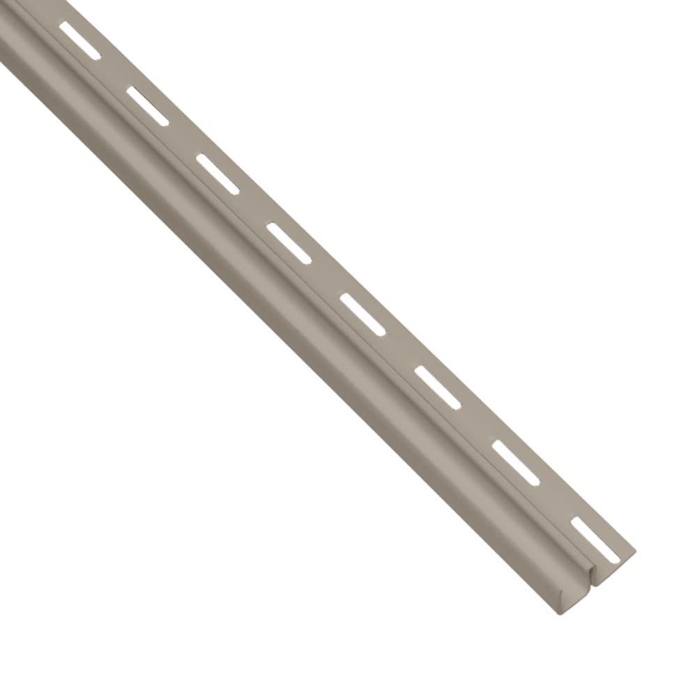 Georgia-Pacific 236077 Clay F-trim Vinyl Siding Trim 0.5-in x 150-in