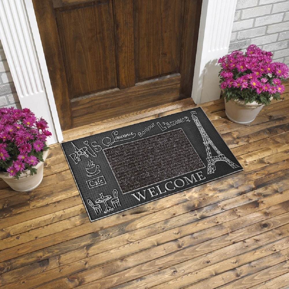 J&V TEXTILES PARIS SILVER Mats-Cat - View #2