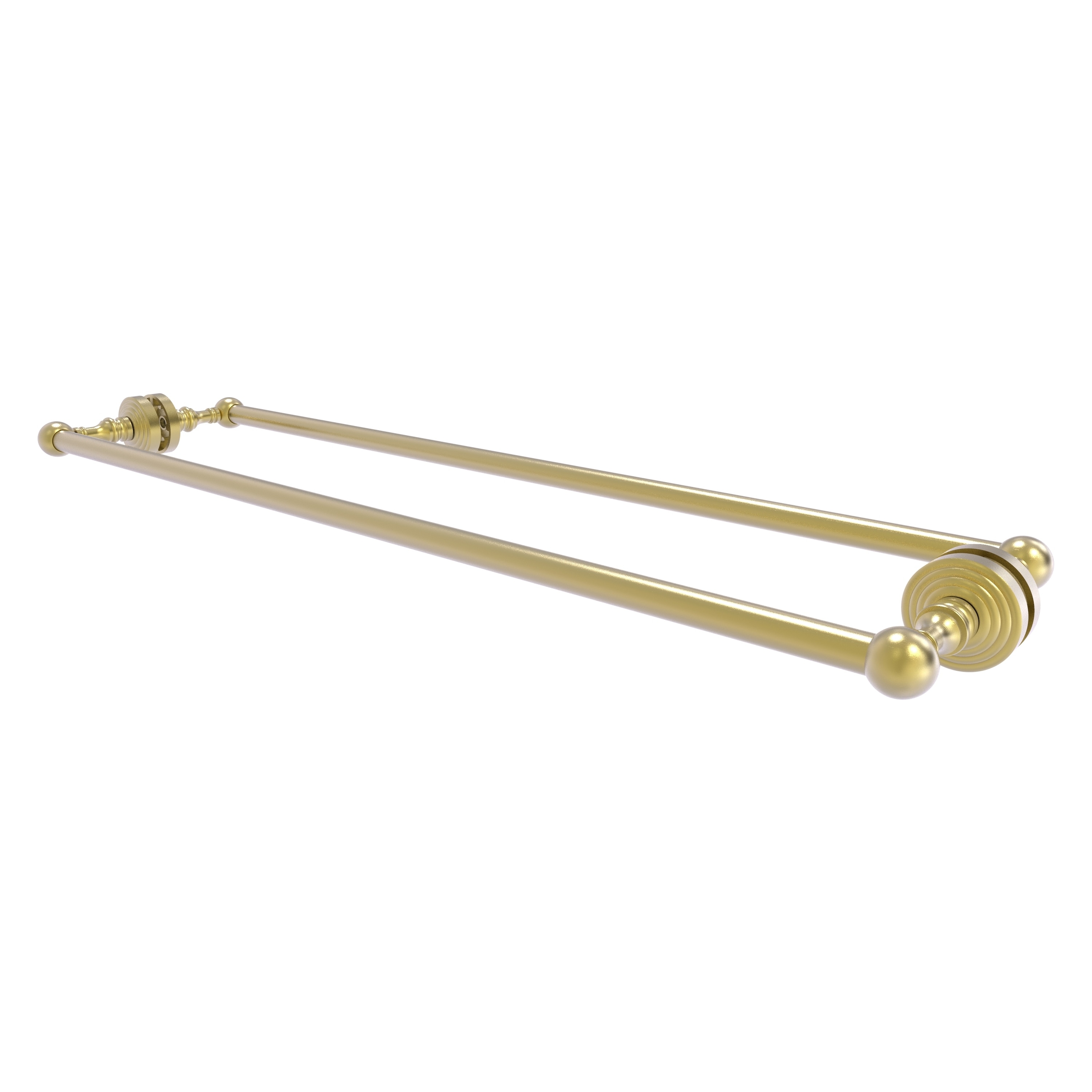 Allied Brass WP-41-BB-30-SBR Waverly Place 30-in double Satin Brass Wall mount Double Towel Bar