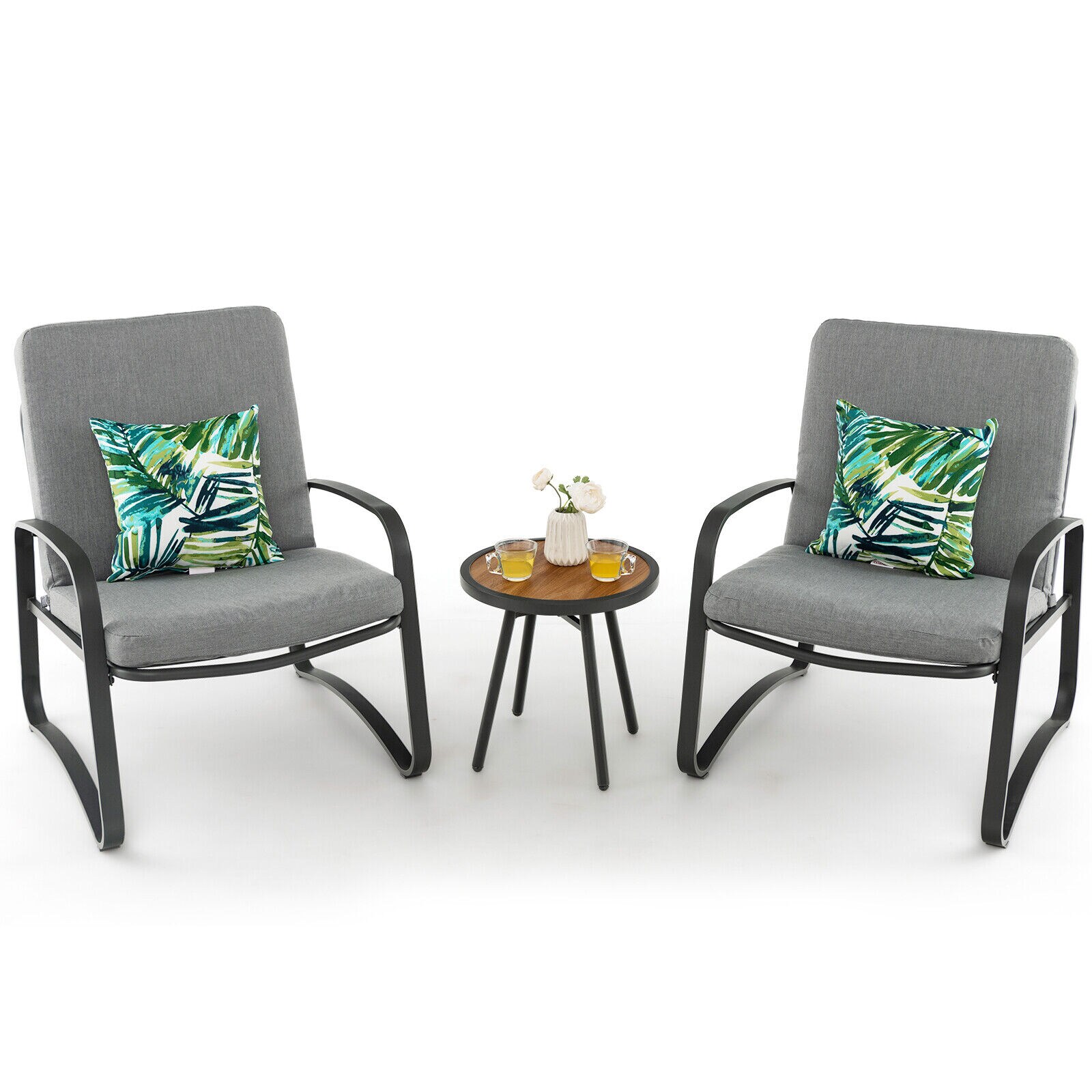 Forclover HBV-00WHI Patio-Conversation-Sets - View #8