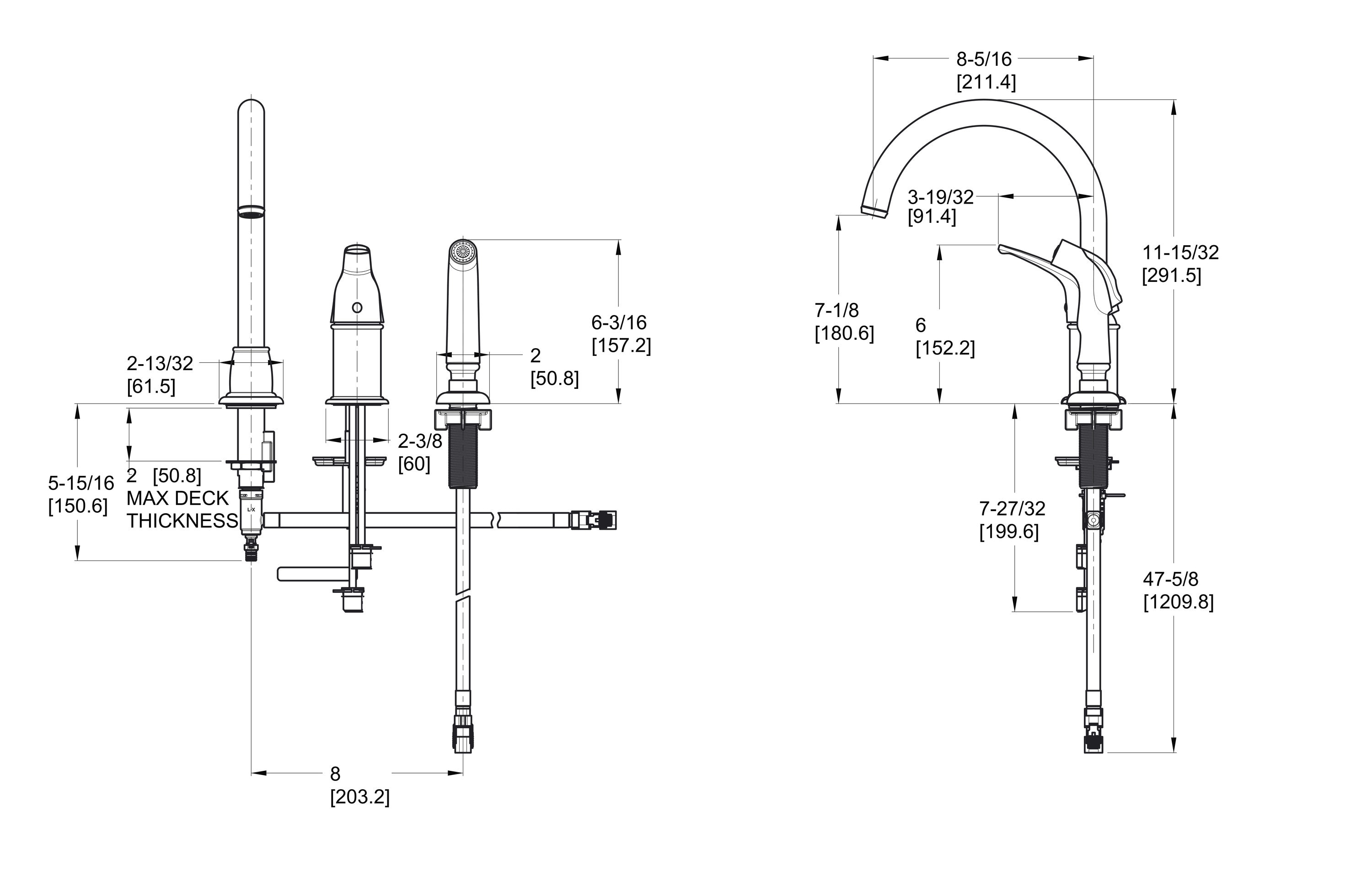 Pfister Cagney Stainless Steel Single Handle High-arc Kitchen Faucet in ...