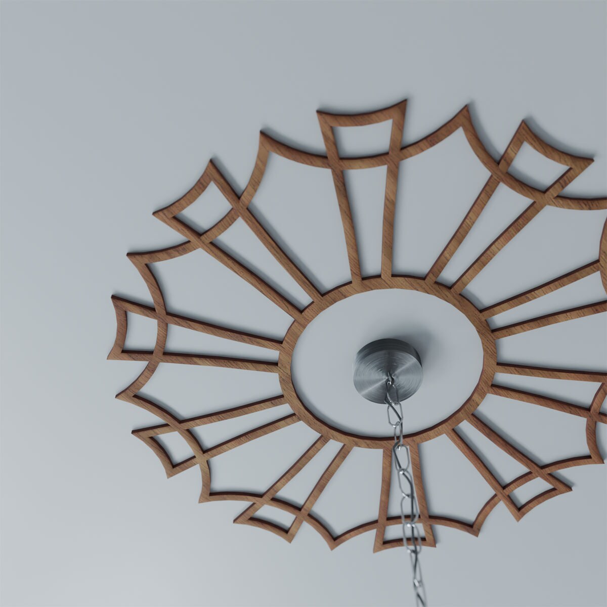 Ekena Millwork CMWP24X24X0375AUWA Ceiling-Medallions - View #10