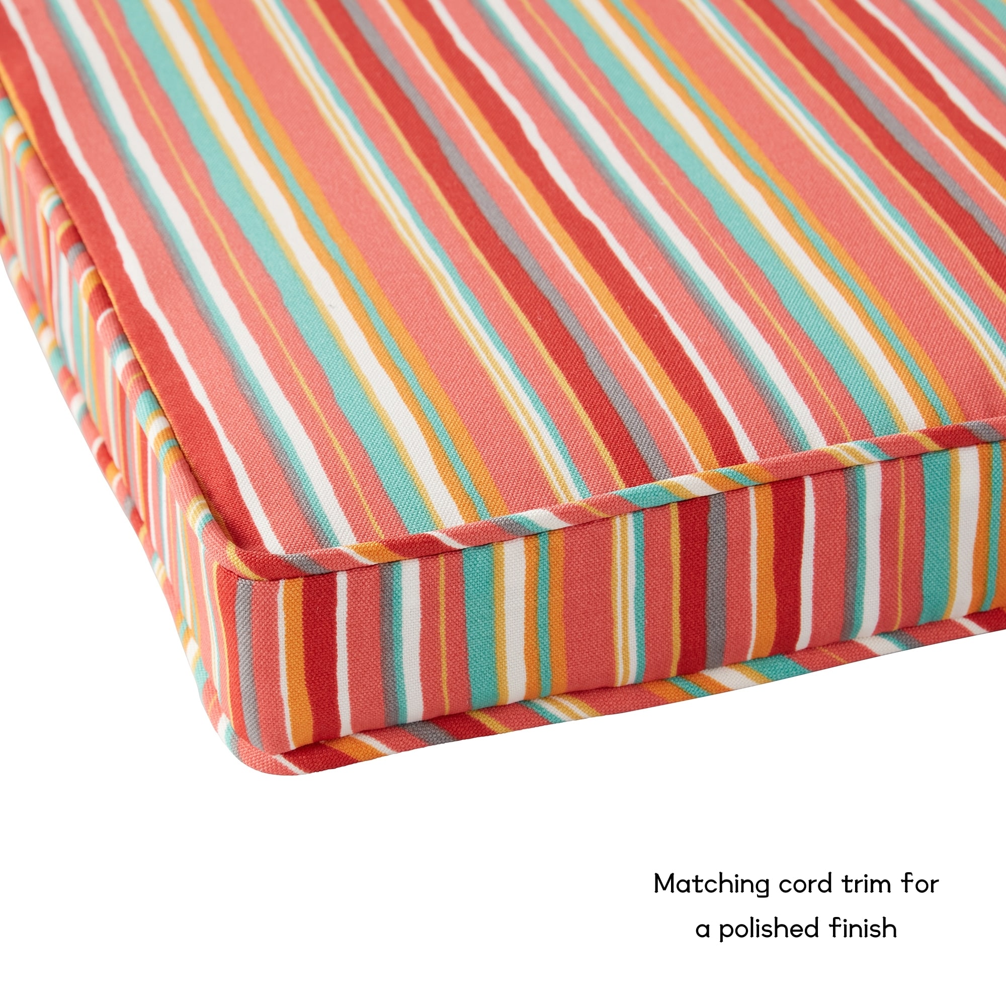 Greendale Home Fashions OP2100S4-WATERMELON Patio-Furniture-Cushions - View #5