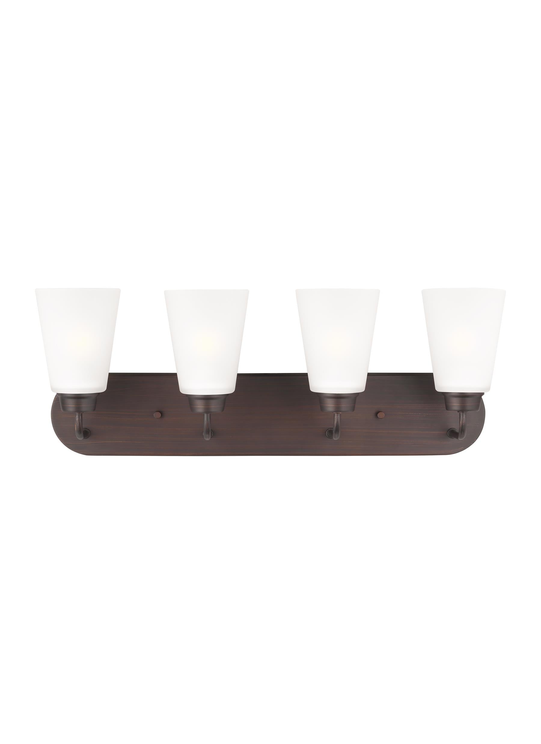 Generation Lighting 4415204EN3-710 Kerrville 24.625-in 4 -Light Bronze Transitional Vanity light